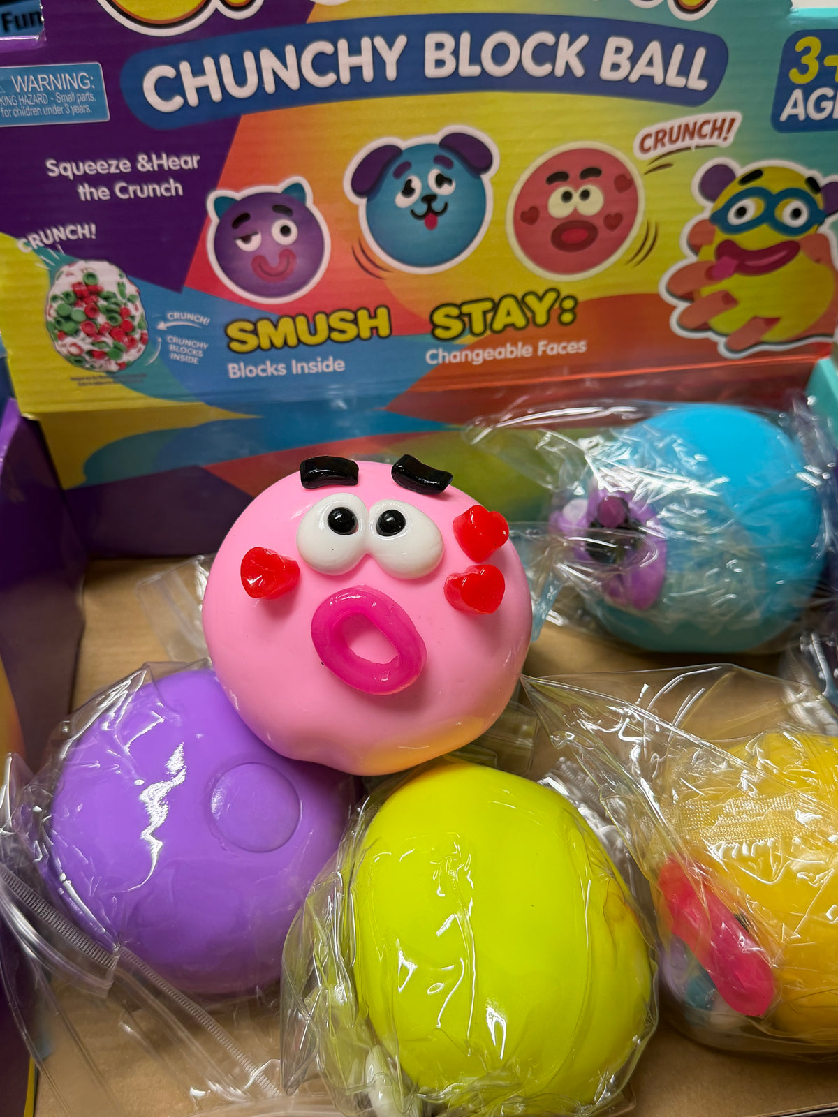 Crunch Texture Cute Face Squishy