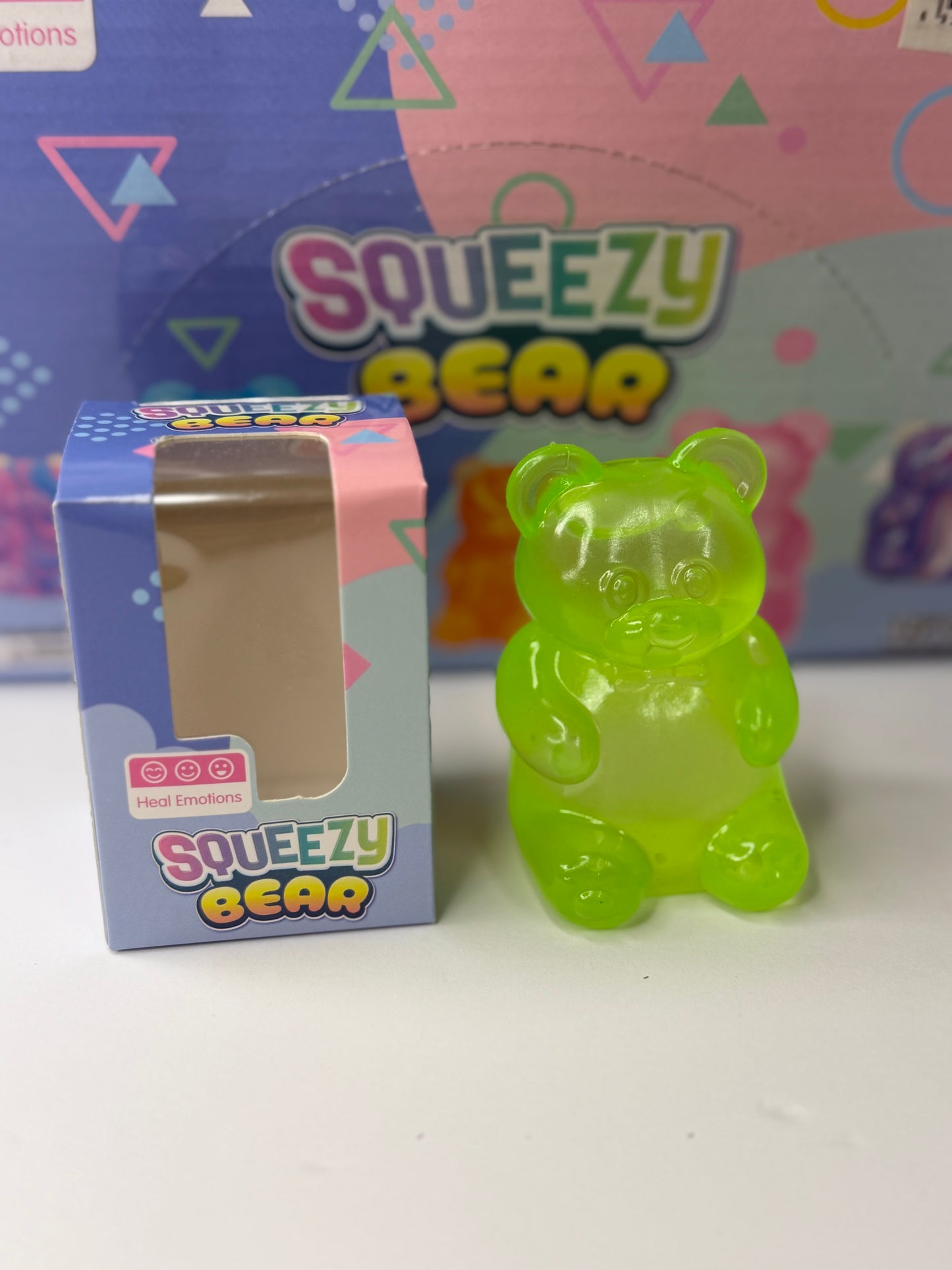 Green Gummy Bear Squishy Firm Texture