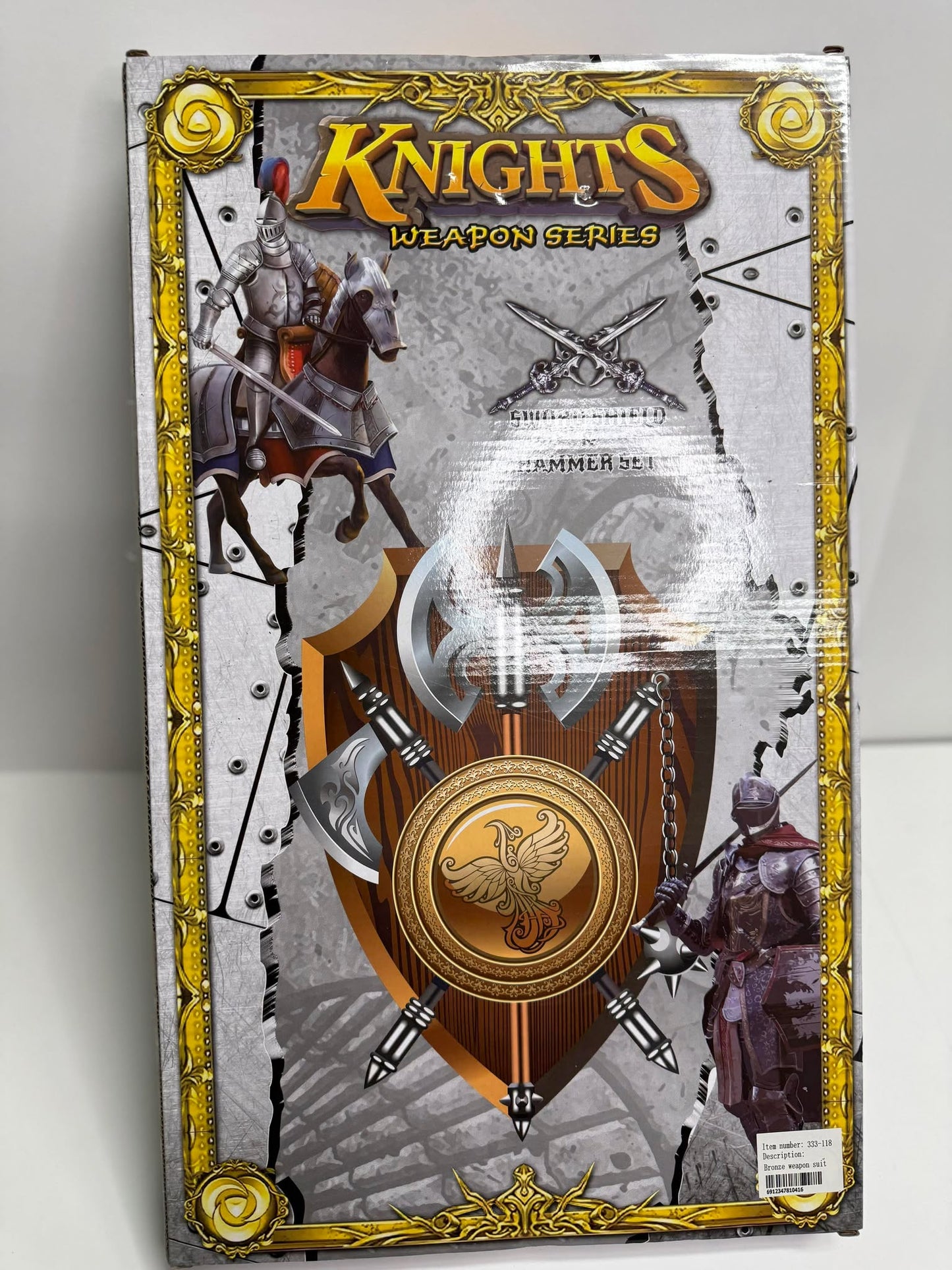 Knight Axe, Shield & Mask Box Toy