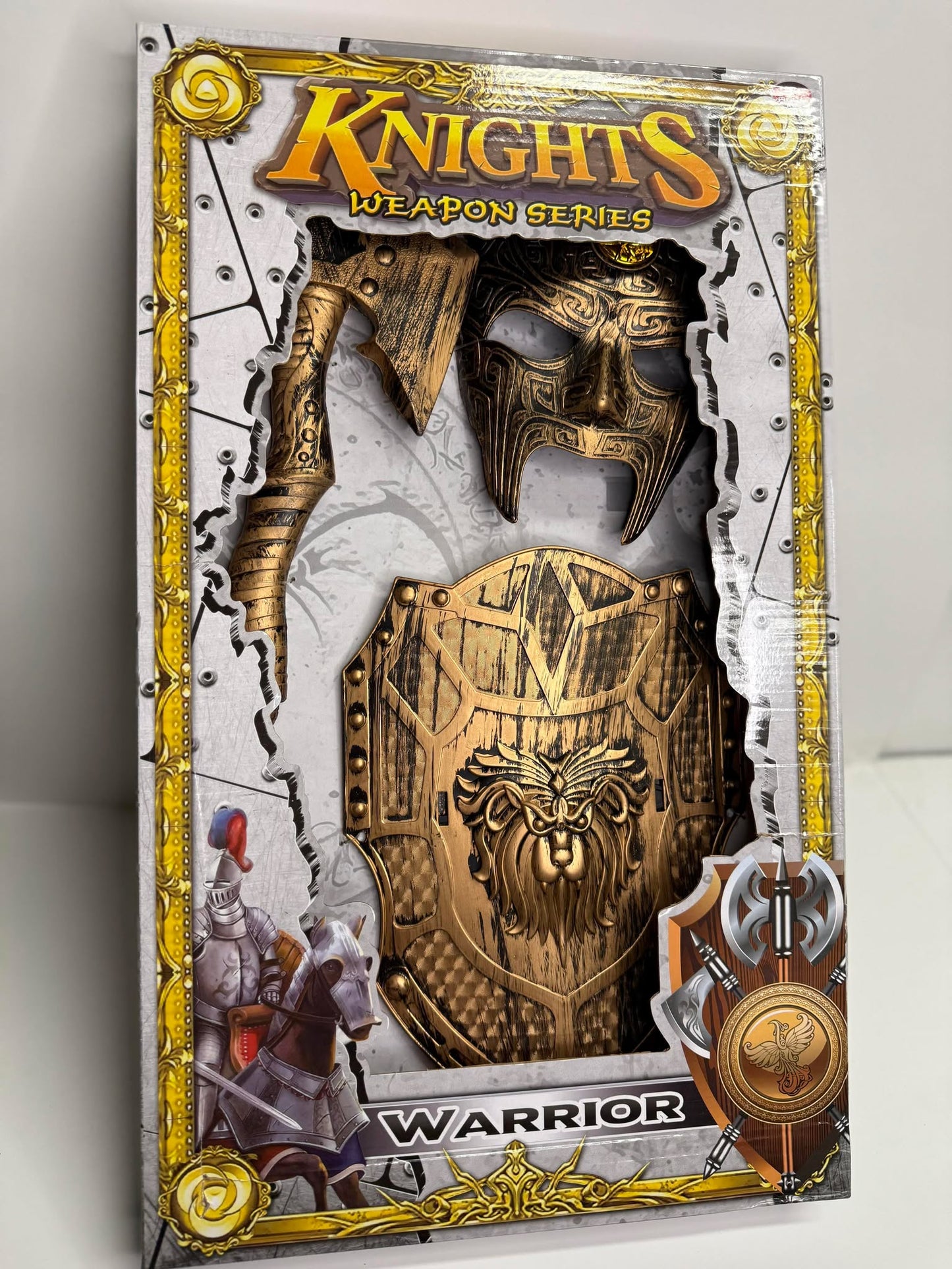 Knight Axe, Shield & Mask Box Toy