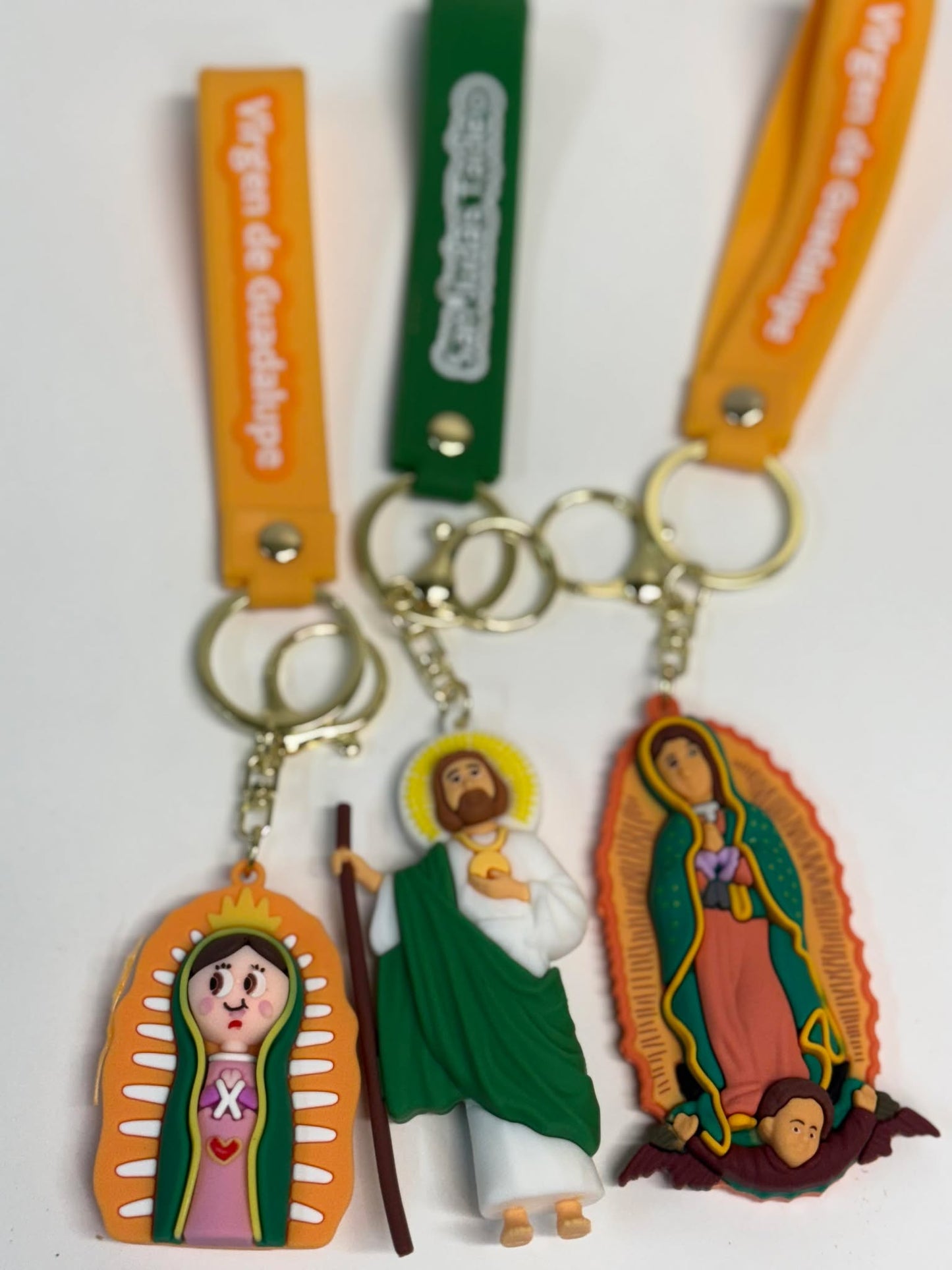 Virgen de Guadalupe & San Judas Keychain Pack