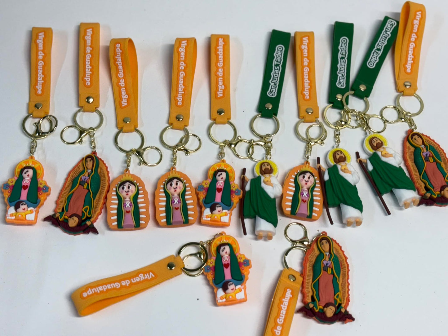 Virgen de Guadalupe & San Judas Keychain Pack