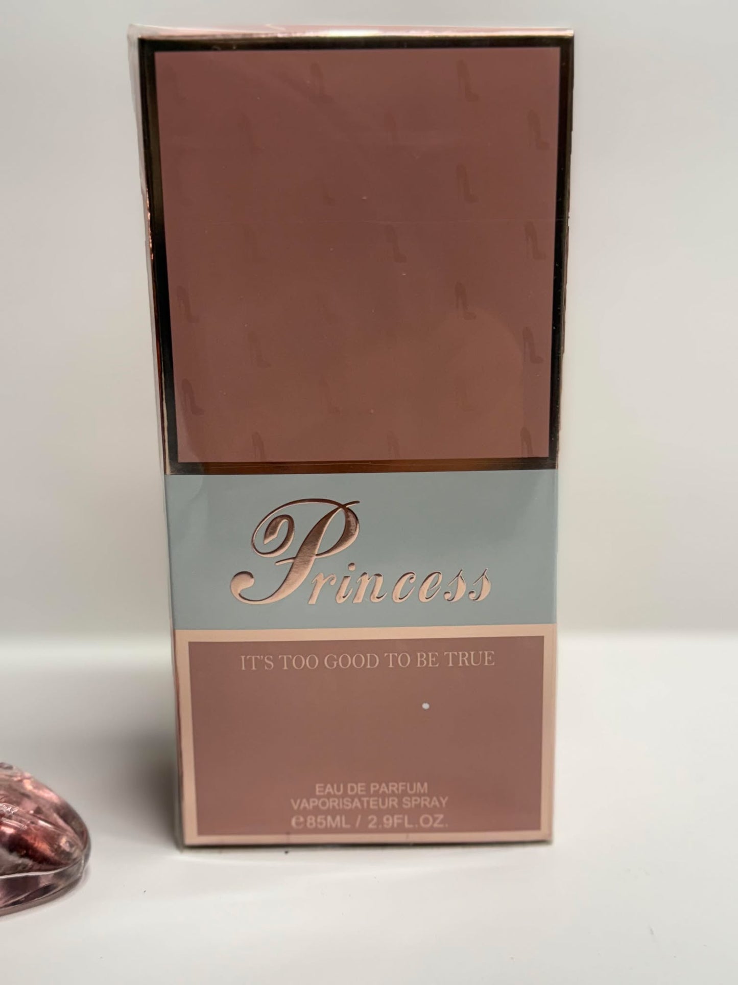 Princess Pink High Heel Glass Perfume