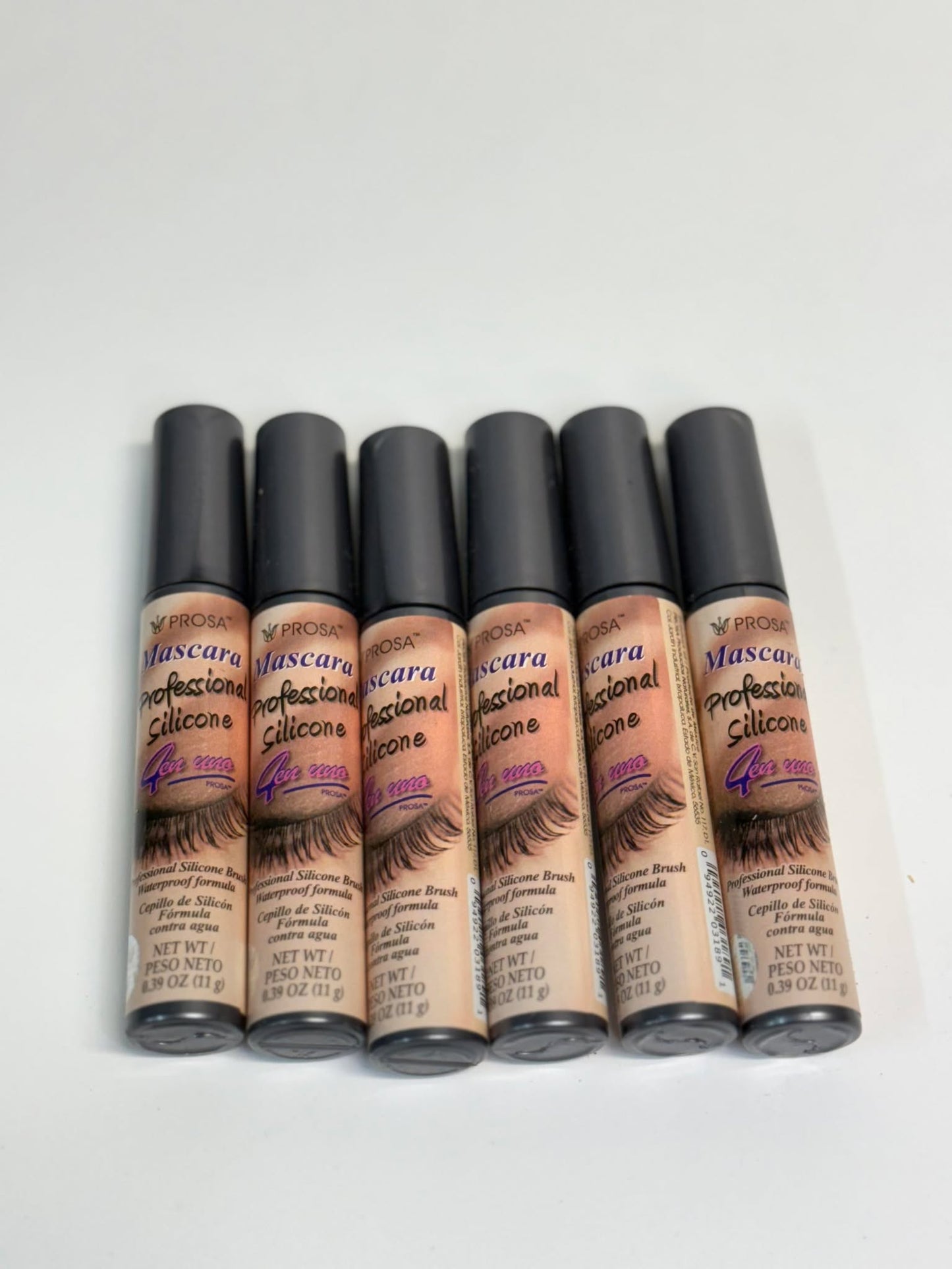 6 Pack Professional Silicone Prosa Mascara