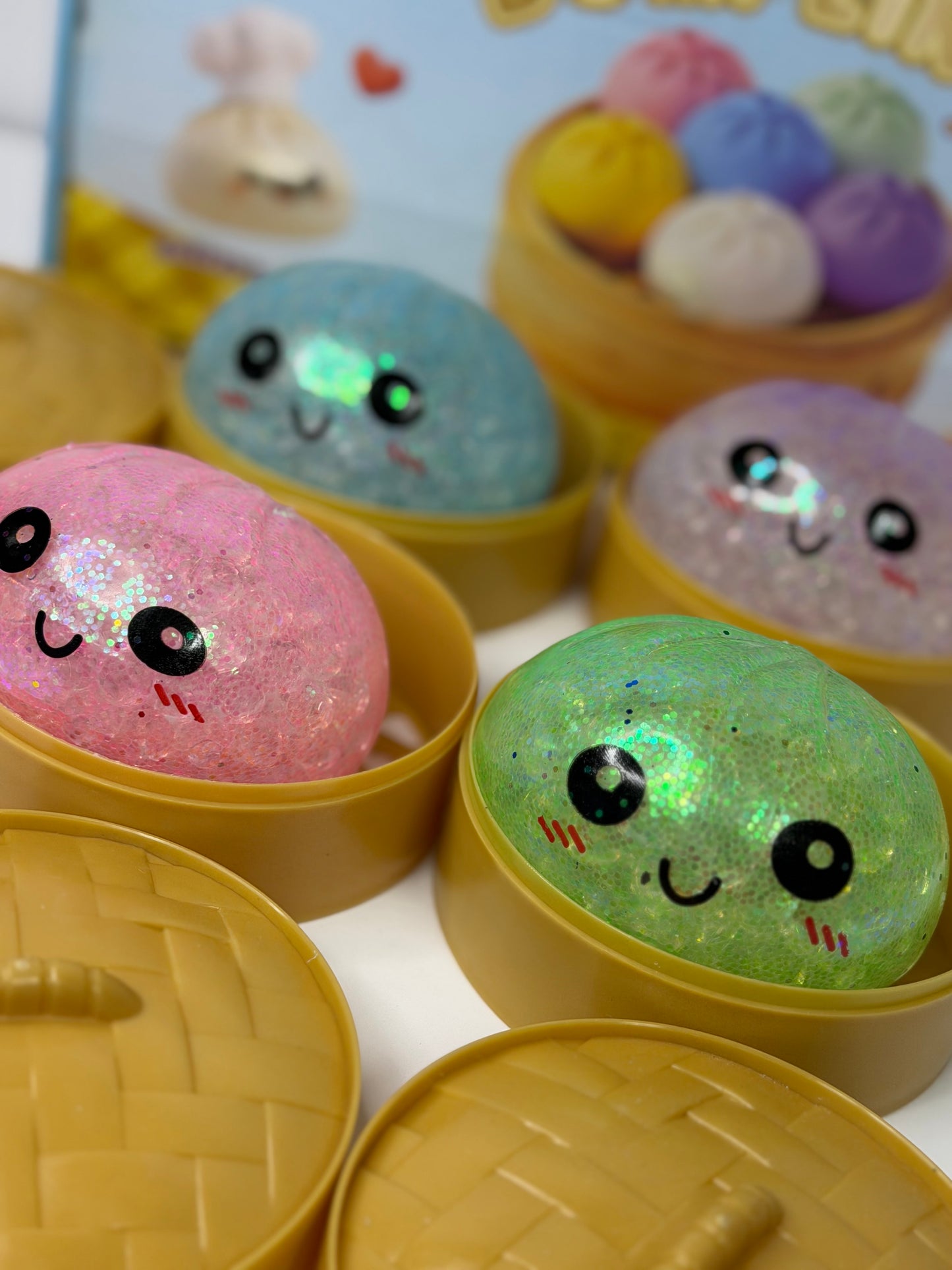Glitter Dumpling Squishy Blindbox