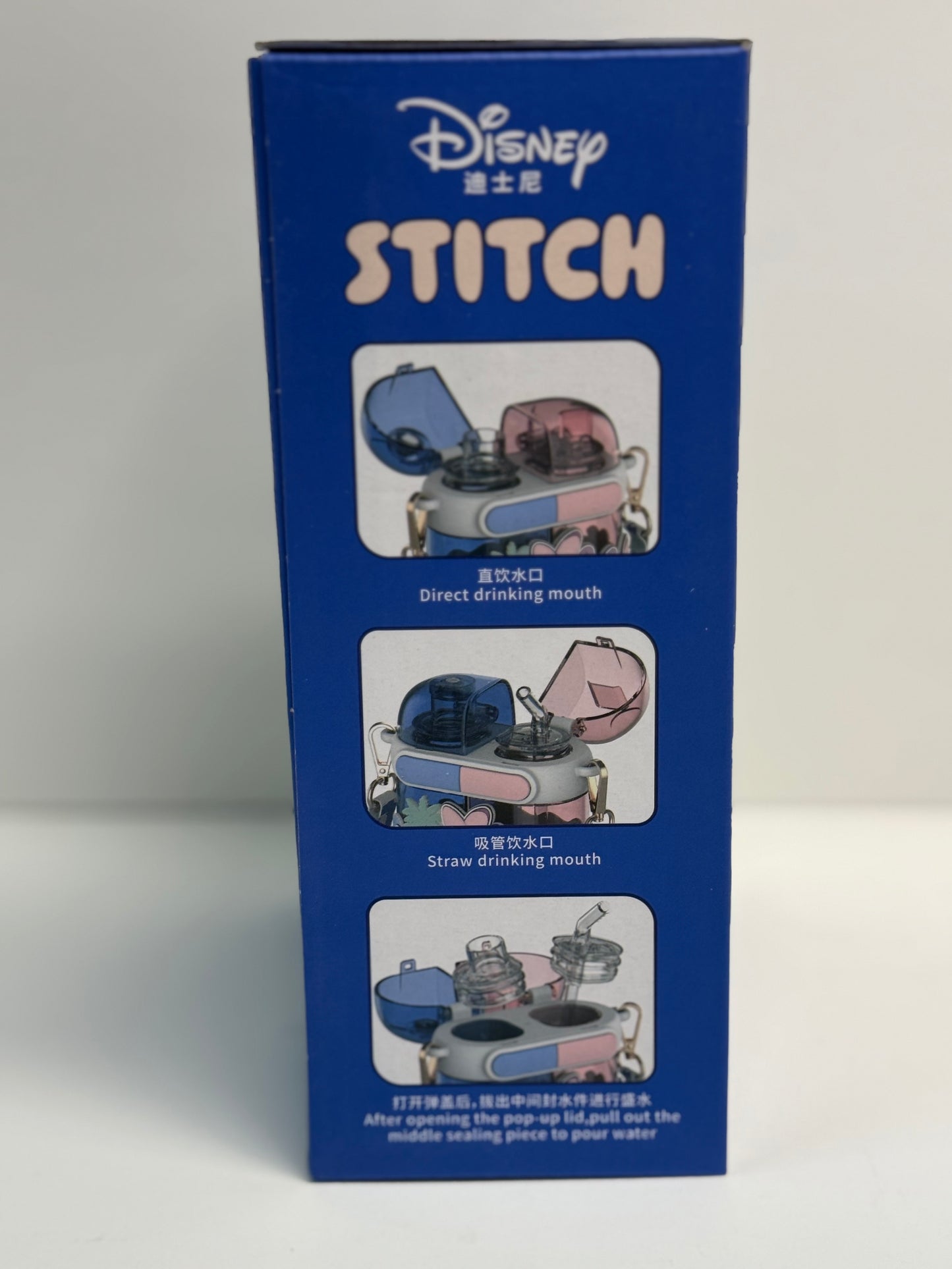 Stitch & Angel Water Bottle
