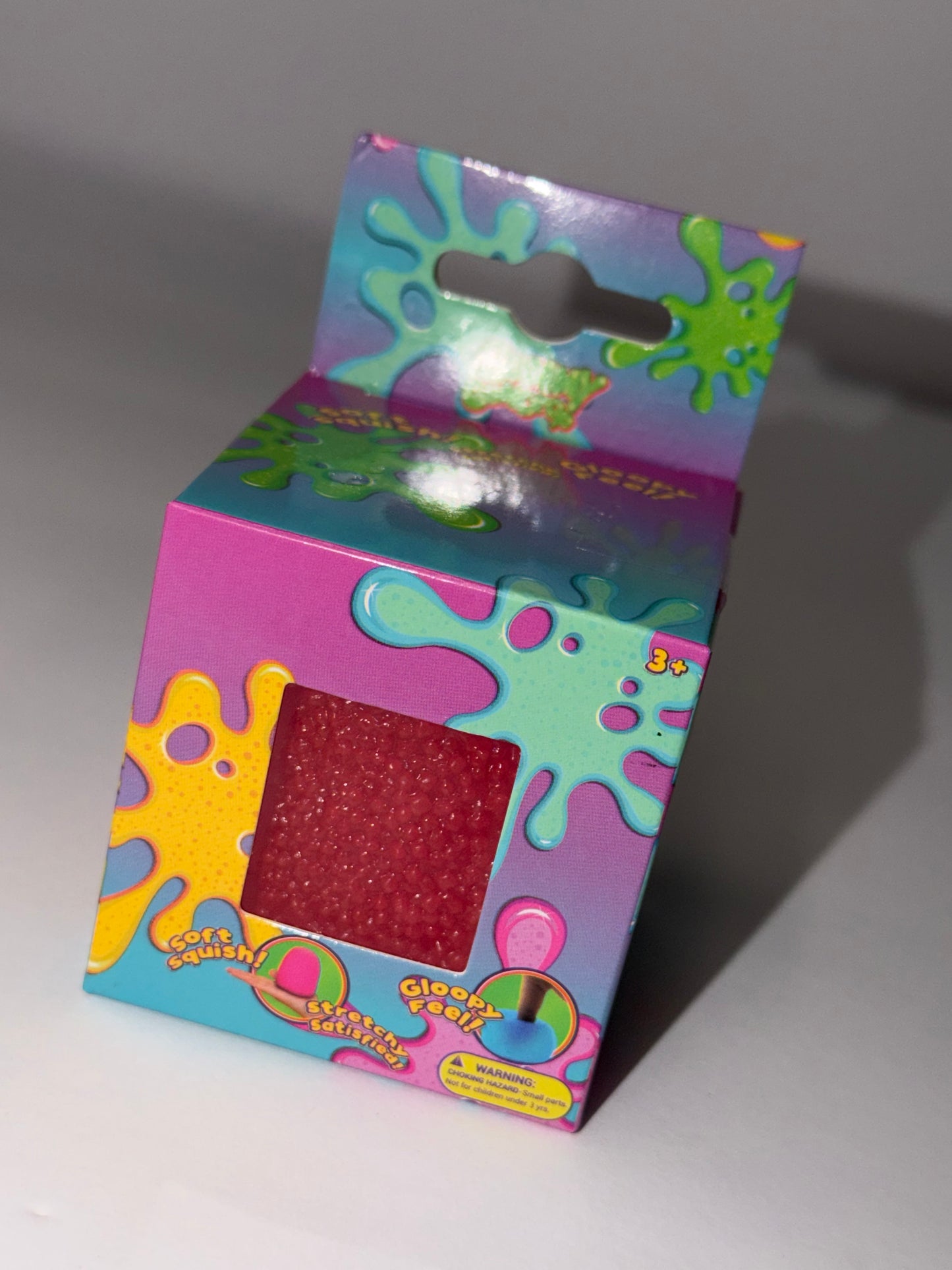 Pink Gummy Textured Stretchy Squishy