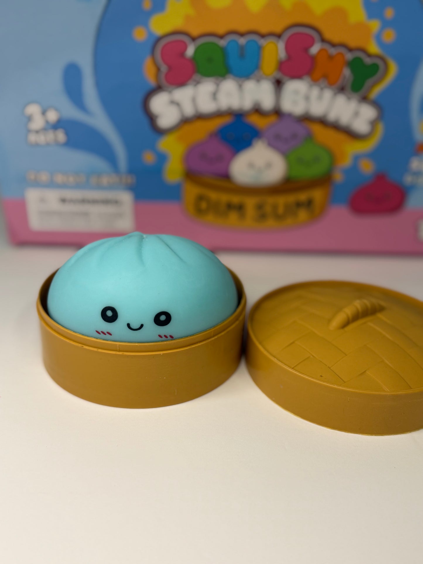 Specific Medium Blue Dumpling Squishy