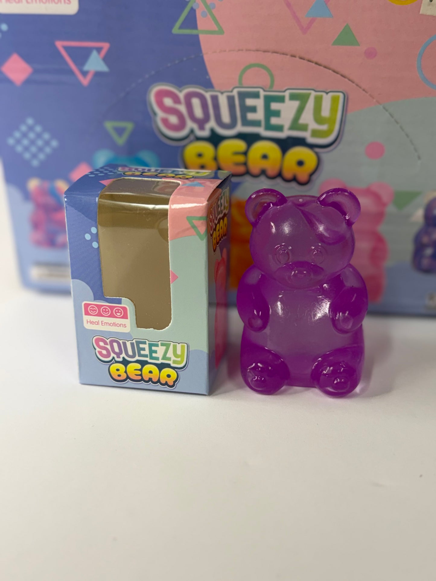 Purple Gummy Bear Squishy Firm Texture