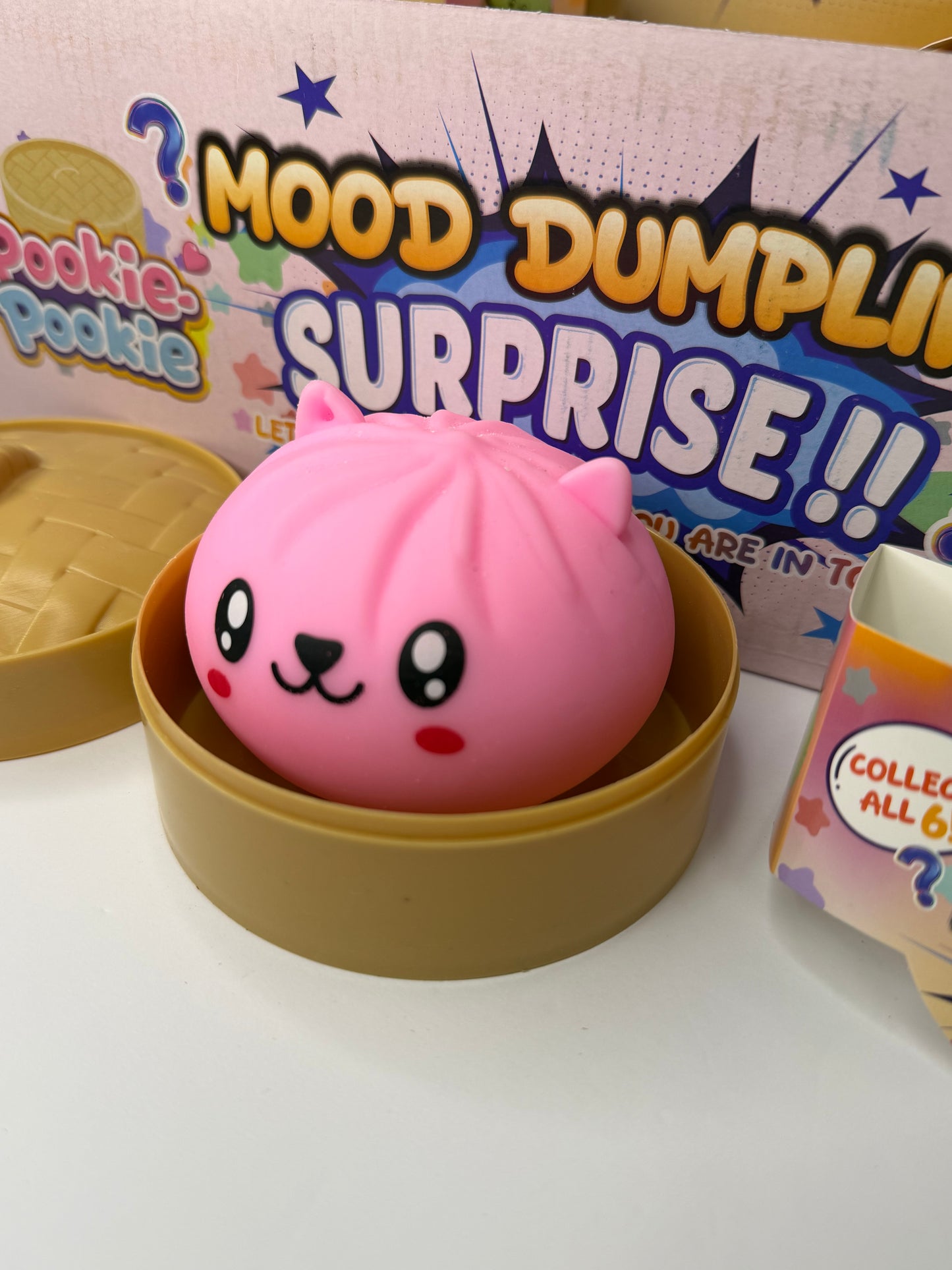 Specific Pink Cat Shaped Dumpling