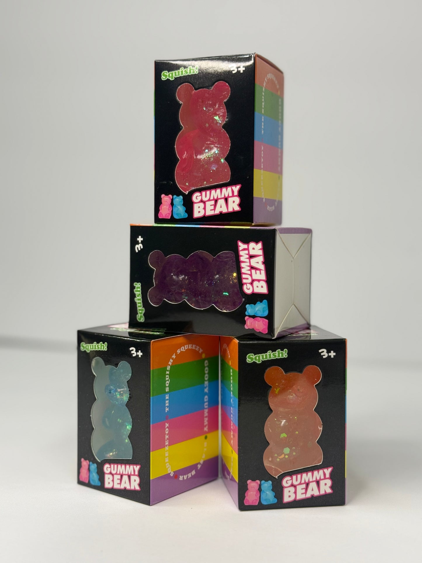 Gummy Bear Squishy Glitter Edition (Sugar texture)