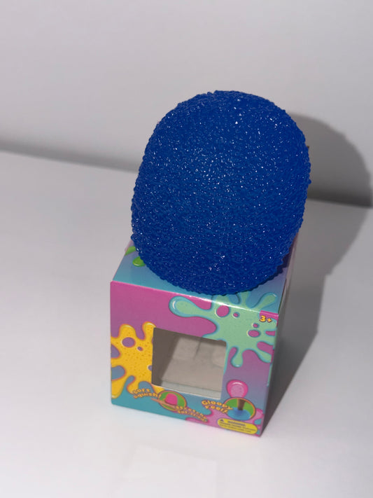 Blue Gummy Textured Stretchy Squishy