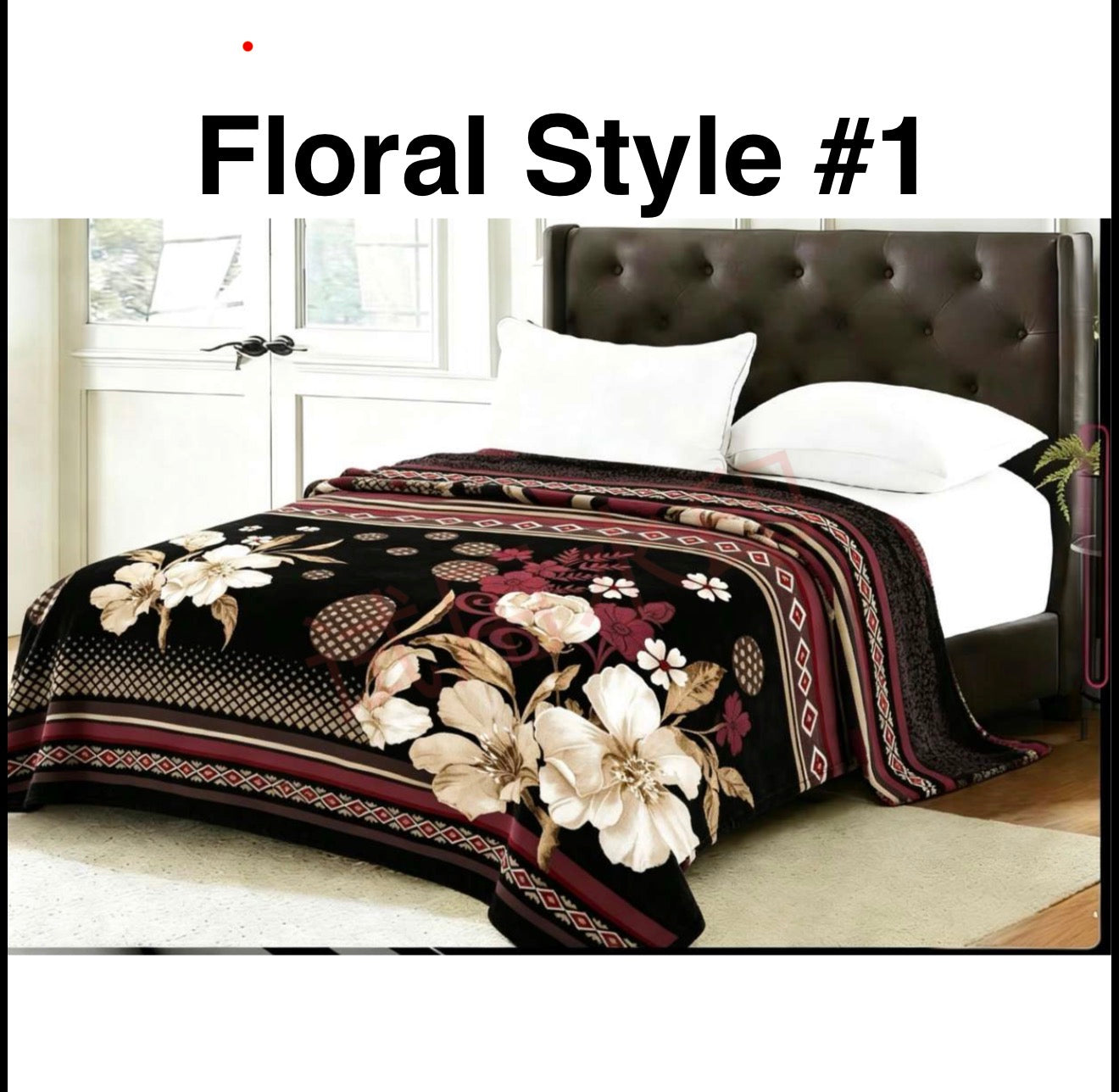 King Size Throw Flannel Blanket – Assorted Designs (1 Pc)