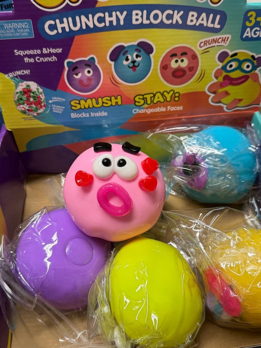 Crunch Texture Cute Face Squishy