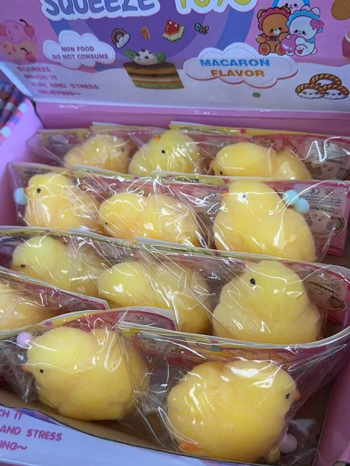 Chick Squishy Sticky Texture (1pc)