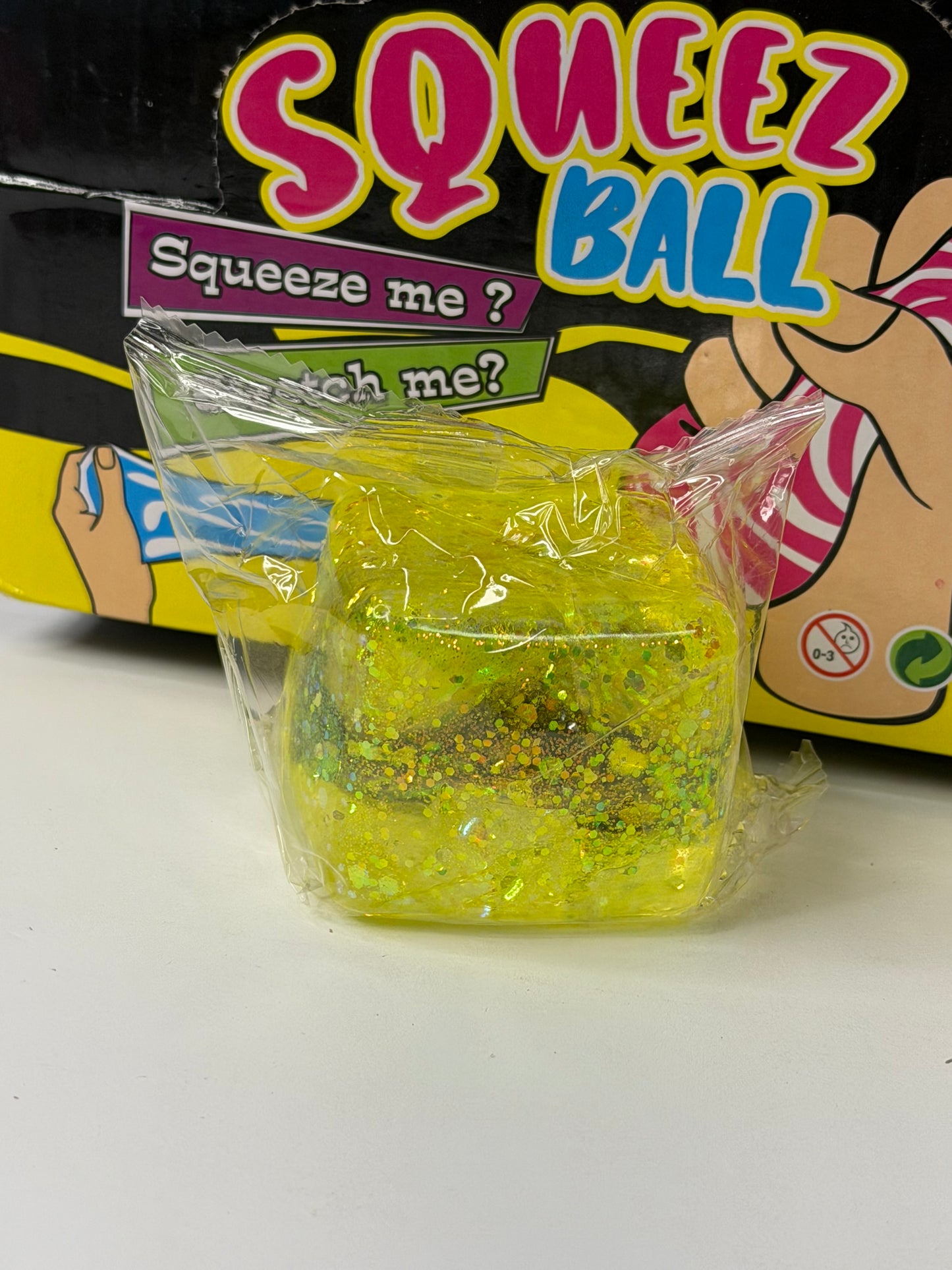 Yellow Ice Cube Popular Squishy High Quality Texture