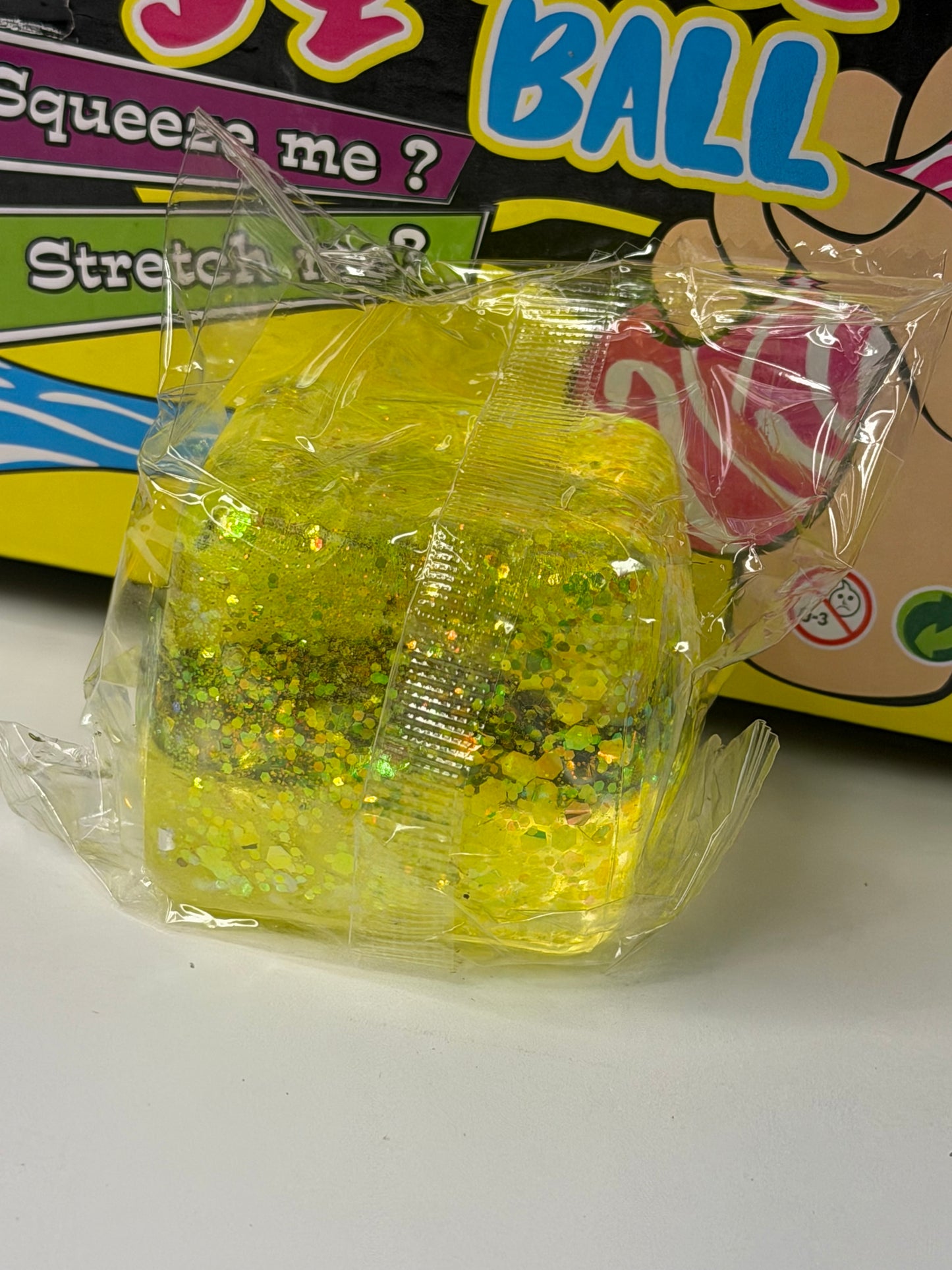Yellow Ice Cube Popular Squishy High Quality Texture