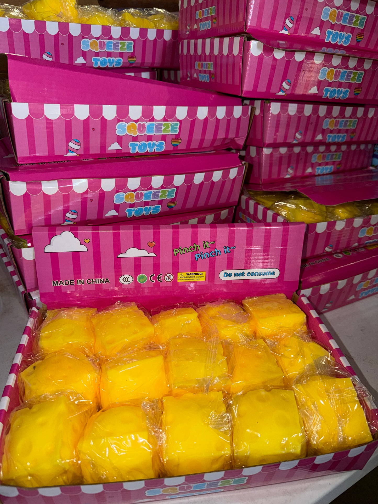 Cube Shaped Cheese
