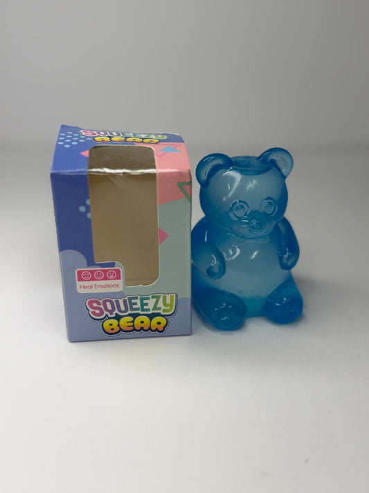 Blue Gummy Bear Squishy Firm Texture