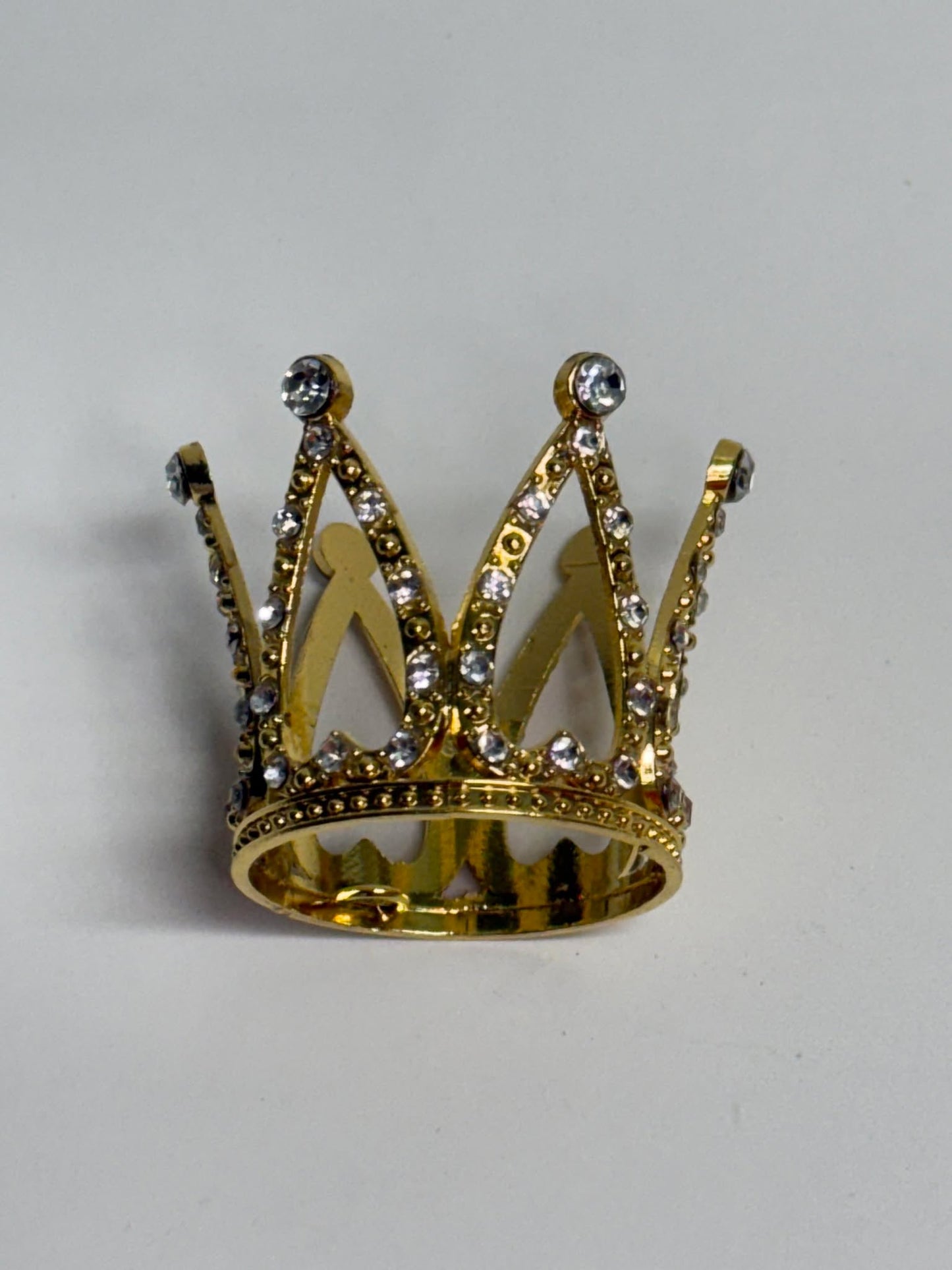 12PCS PACK SMALL CROWNS GOLD