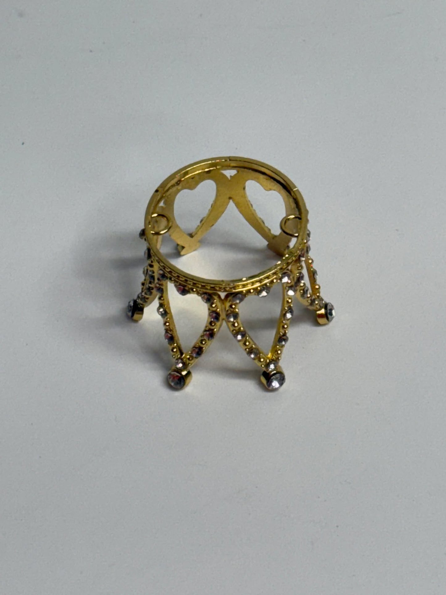 12PCS PACK SMALL CROWNS GOLD