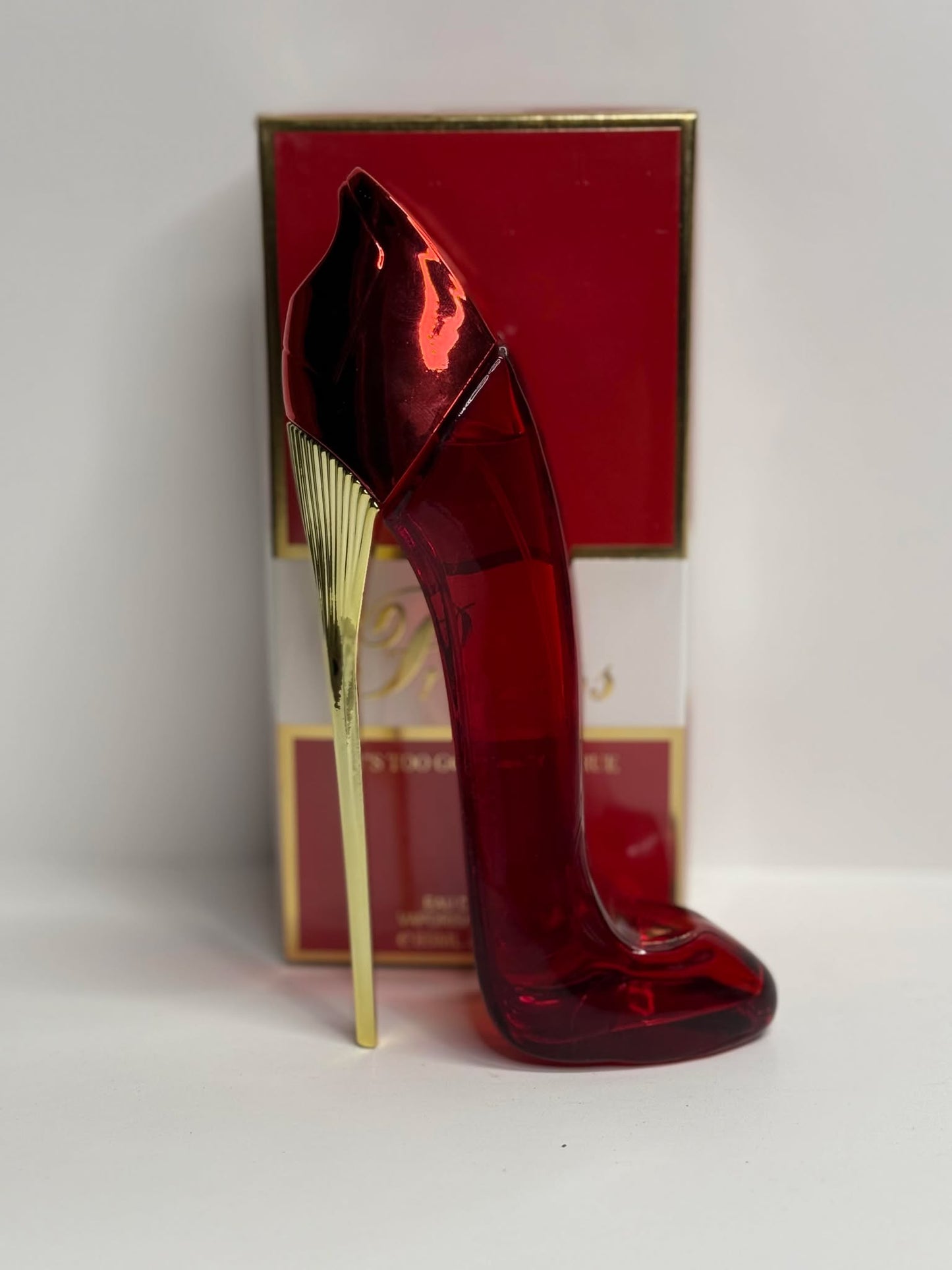 Princess Red High Heel Glass Perfume 1 PC