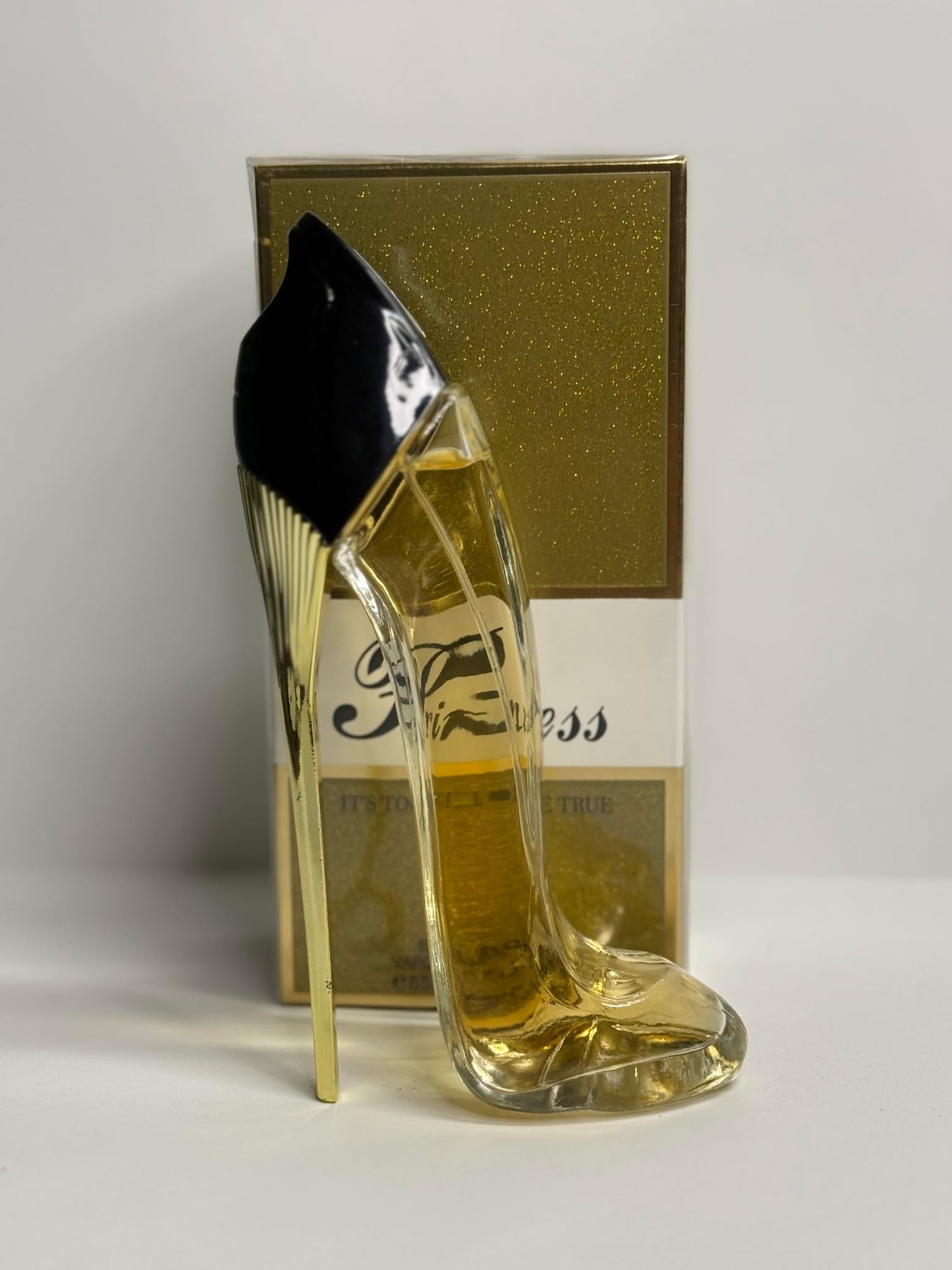 Princess Gold High Heel Glass Perfume