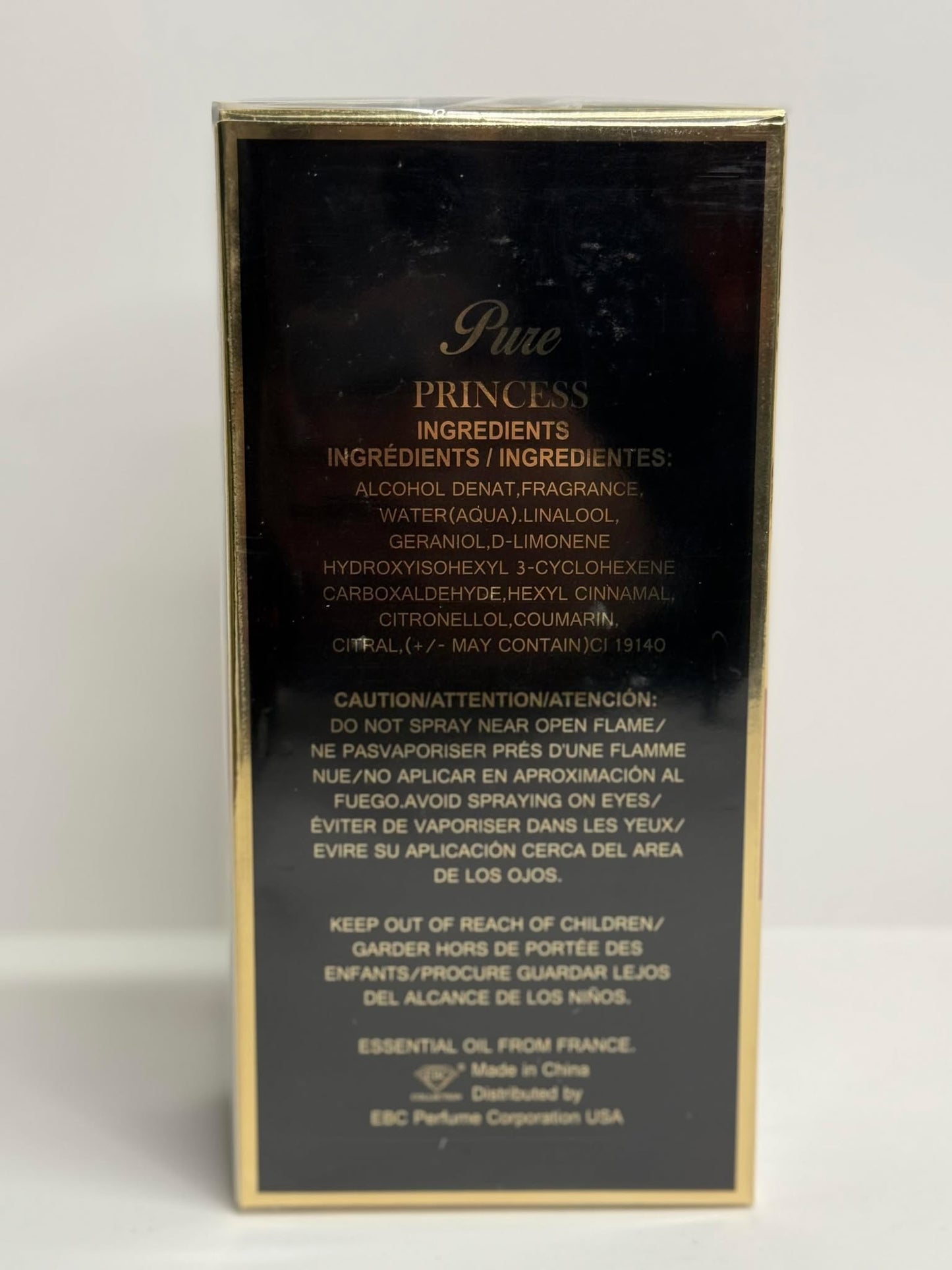 Princess Pure High Heel Glass Perfume