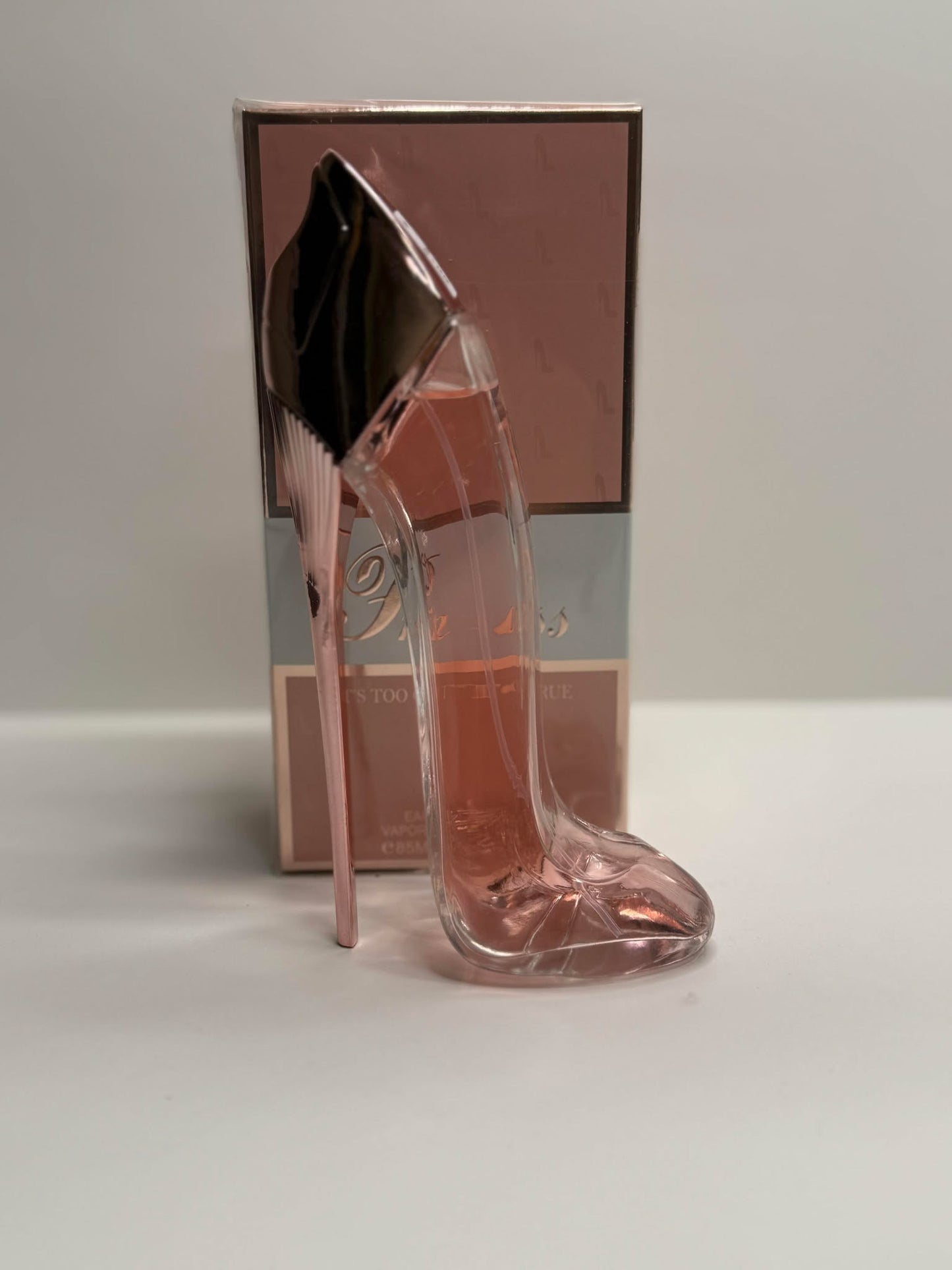 Princess Pink High Heel Glass Perfume
