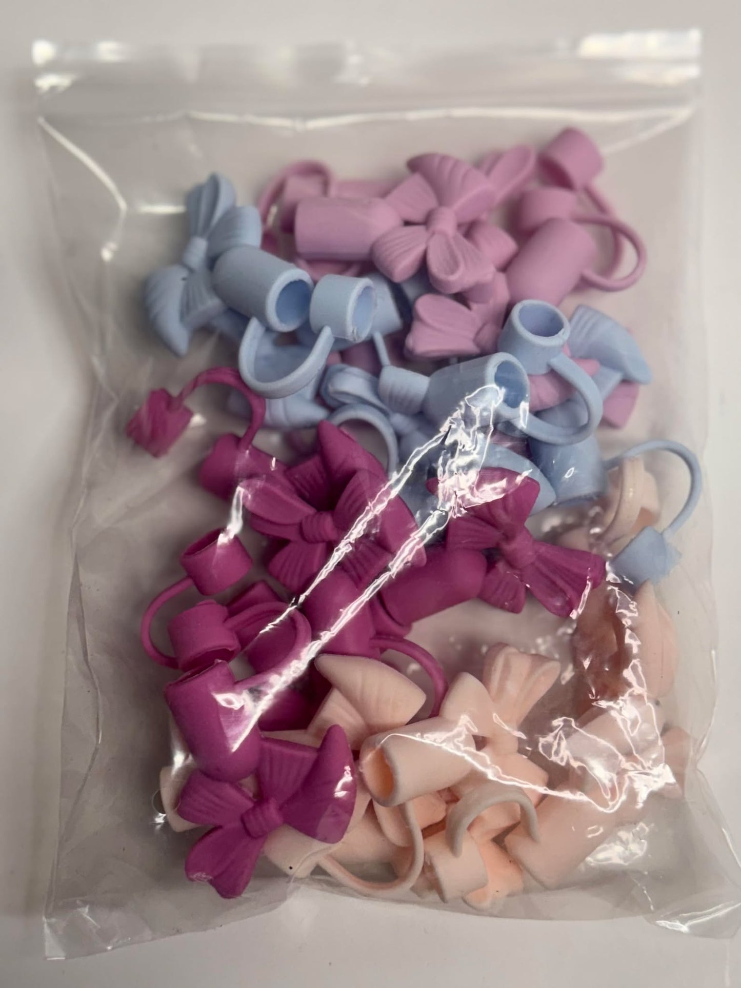 Bow Straw Toppers Package