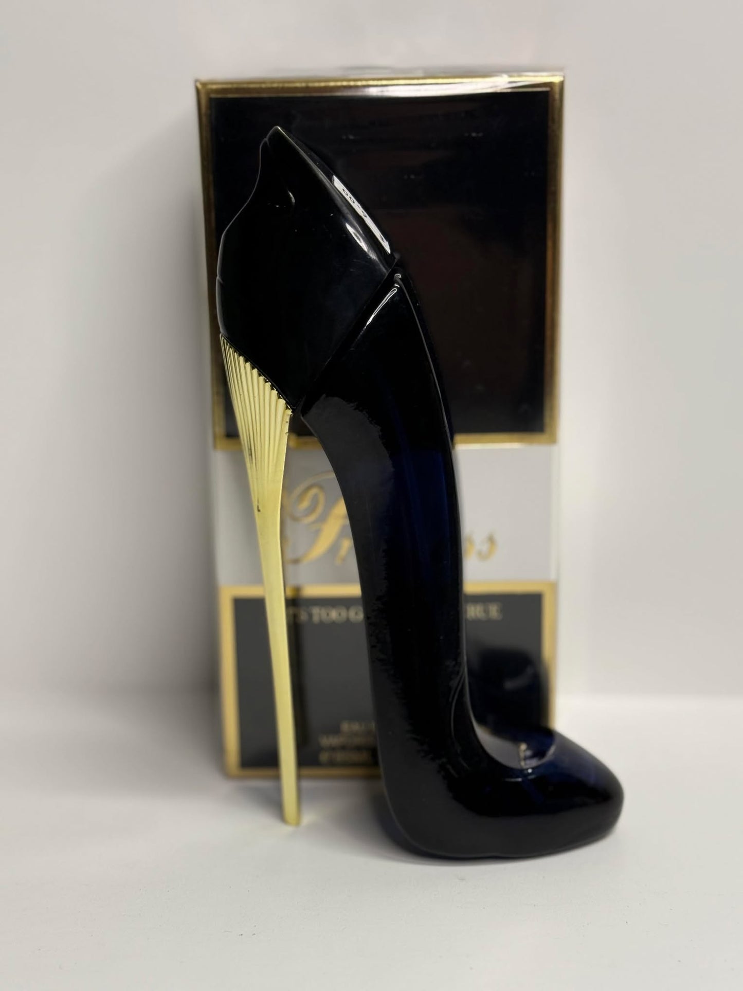 Princess Black High Heel Glass Perfume