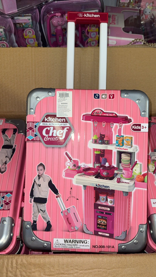 Chef Luggage Girl Toy