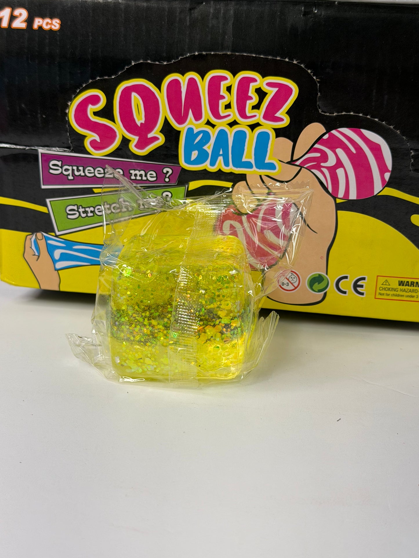 Yellow Ice Cube Popular Squishy High Quality Texture