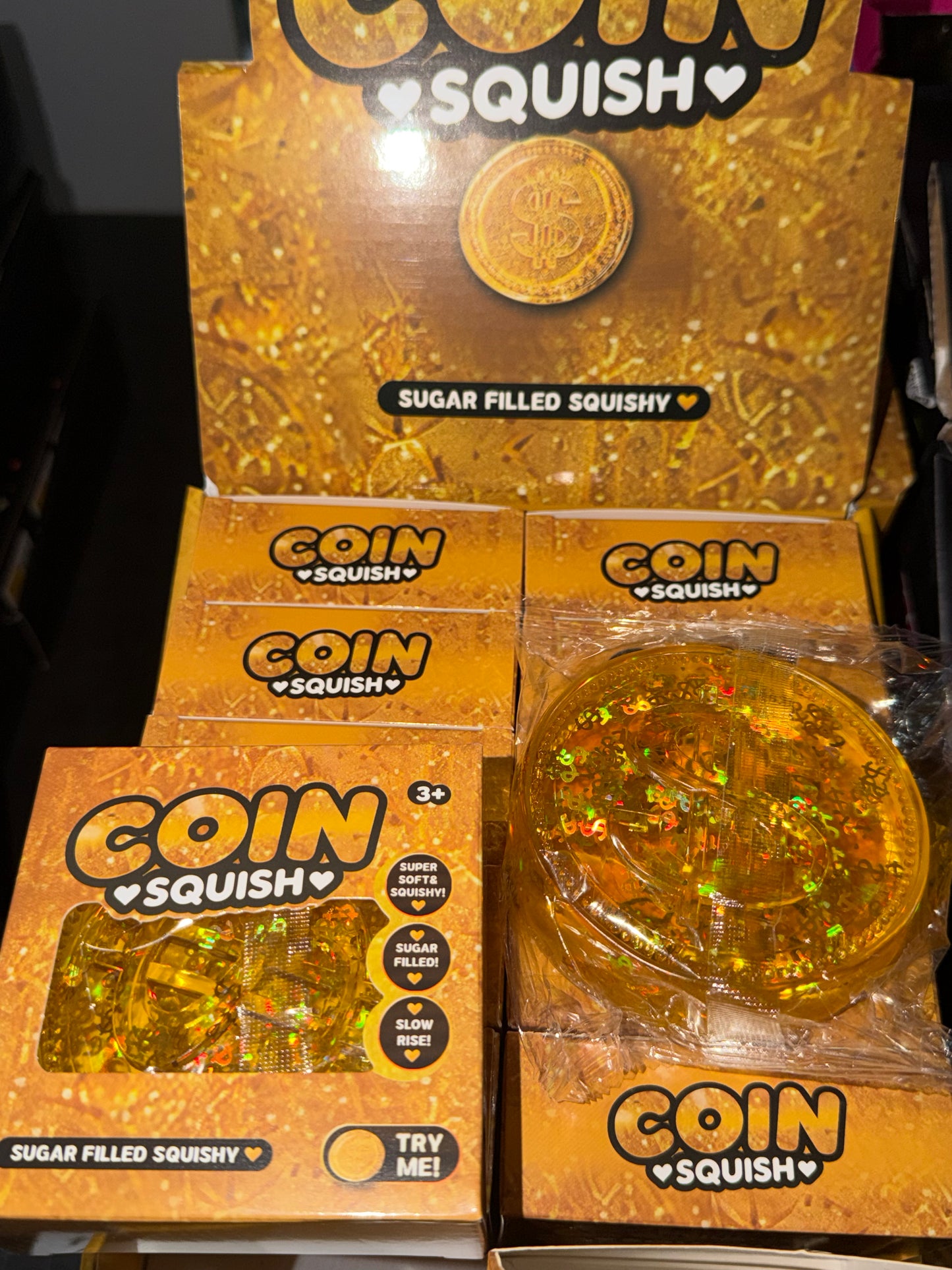 Coin Sugar Maltose Texture Squishy