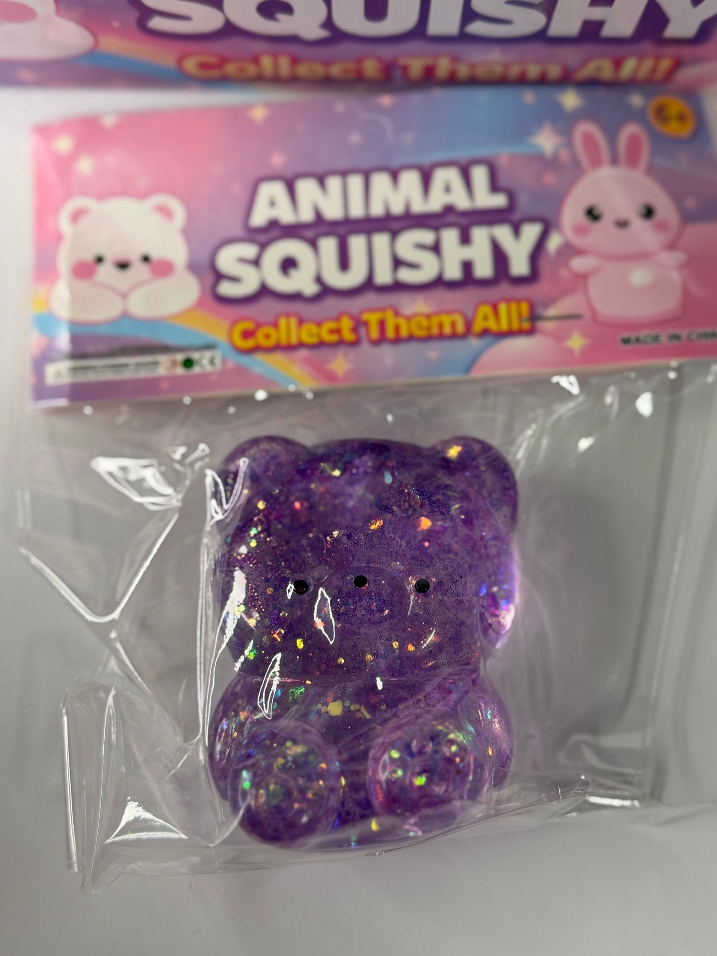 Bear Glitter Squishy (1pc)
