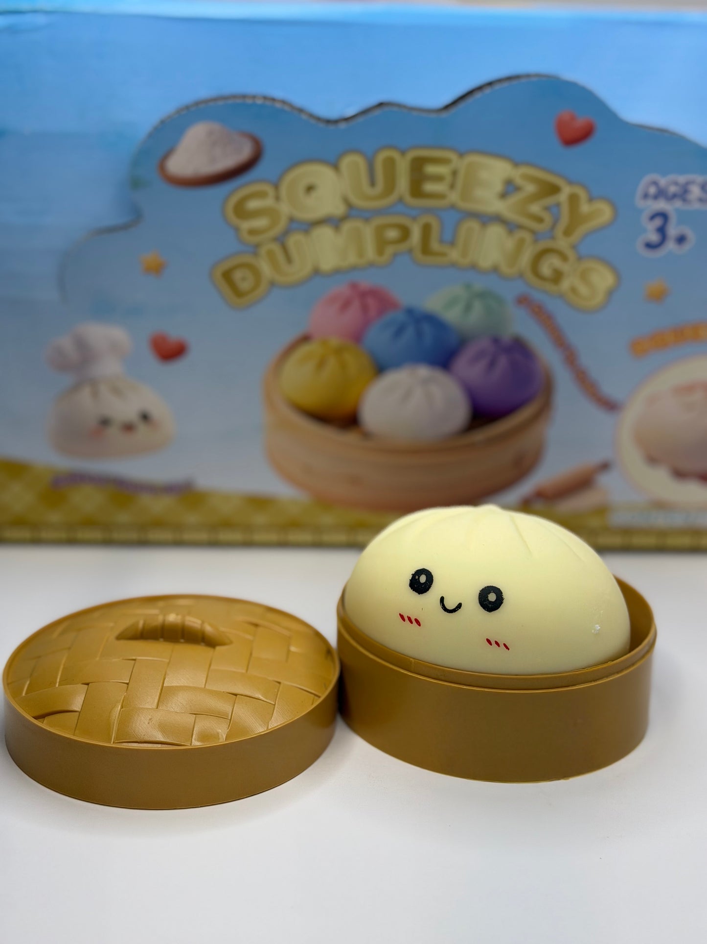 Specific Cream Color Dumpling Squishy
