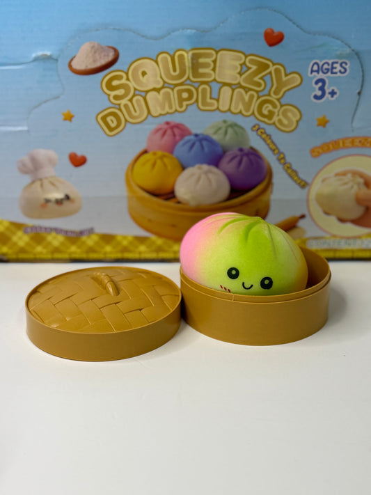 Rainbow Tie Dye Dumpling Squishy