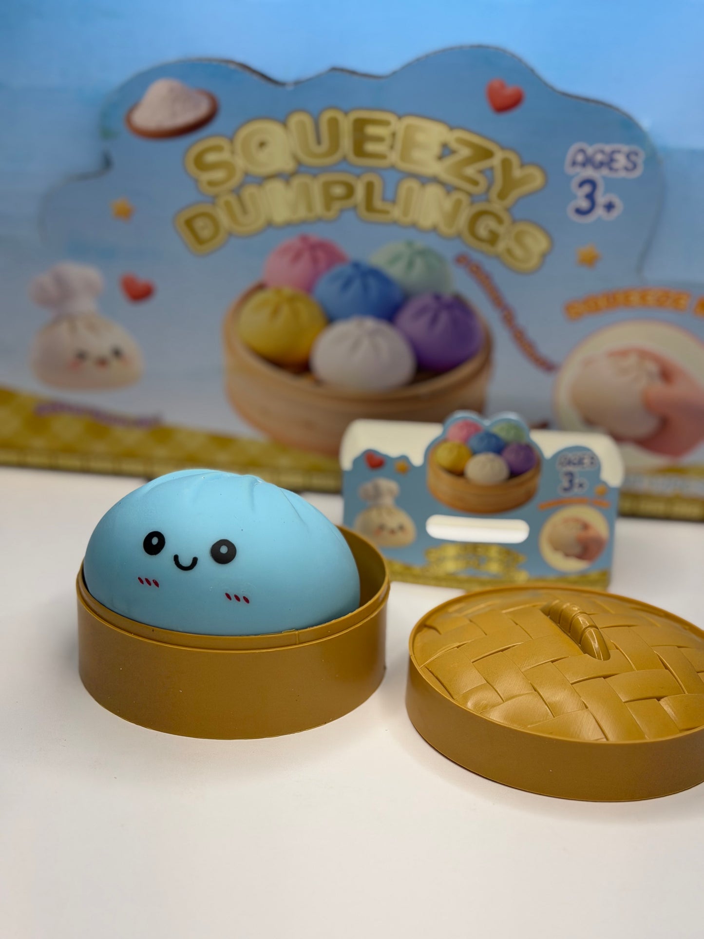 Specific Blue Color Dumpling Squishy