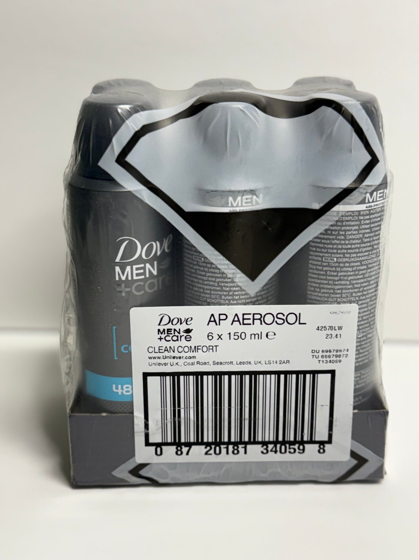 6 Pack Dove Deodorant Clean Comfort