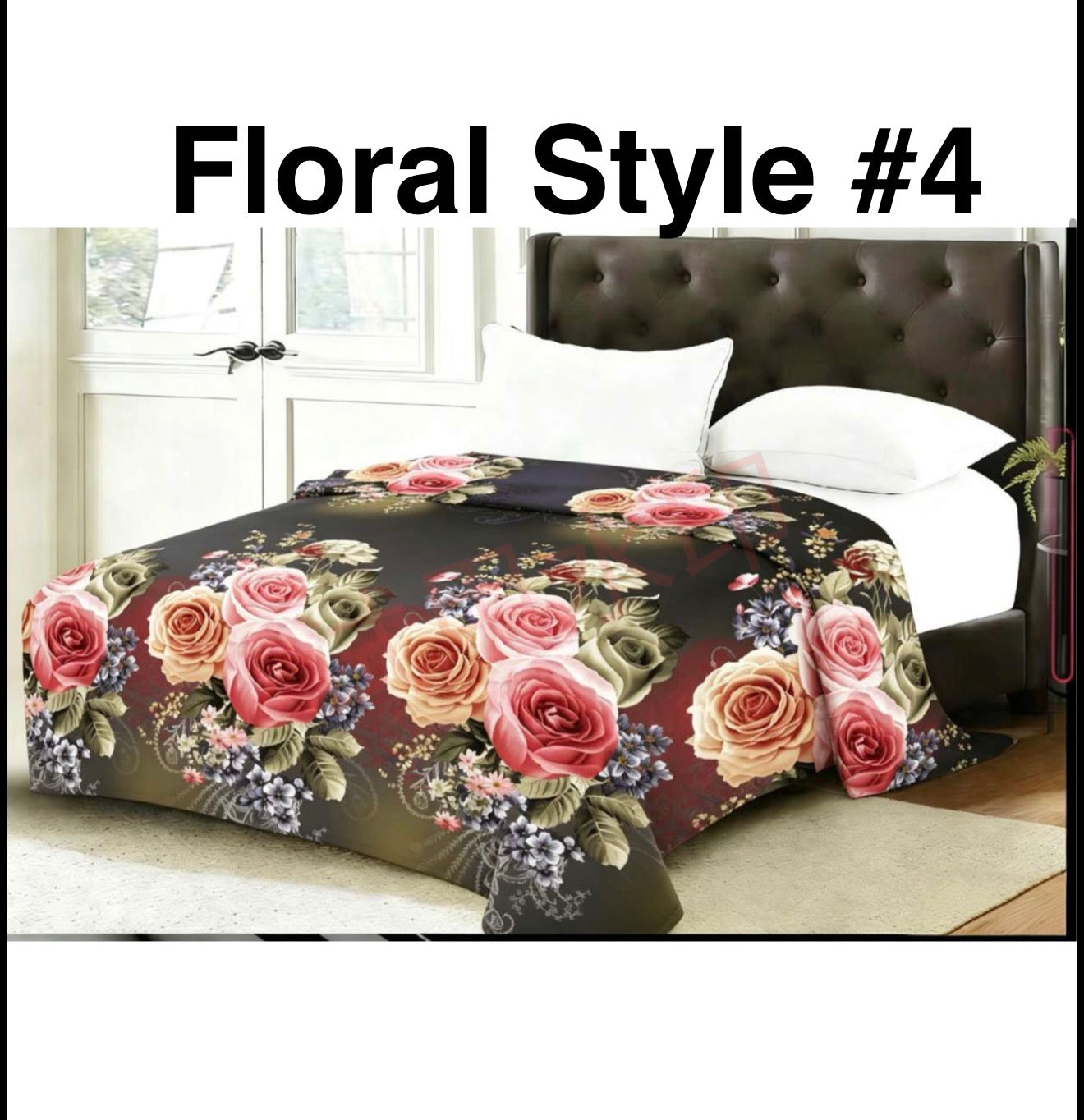 King Size Throw Flannel Blanket – Assorted Designs (1 Pc)