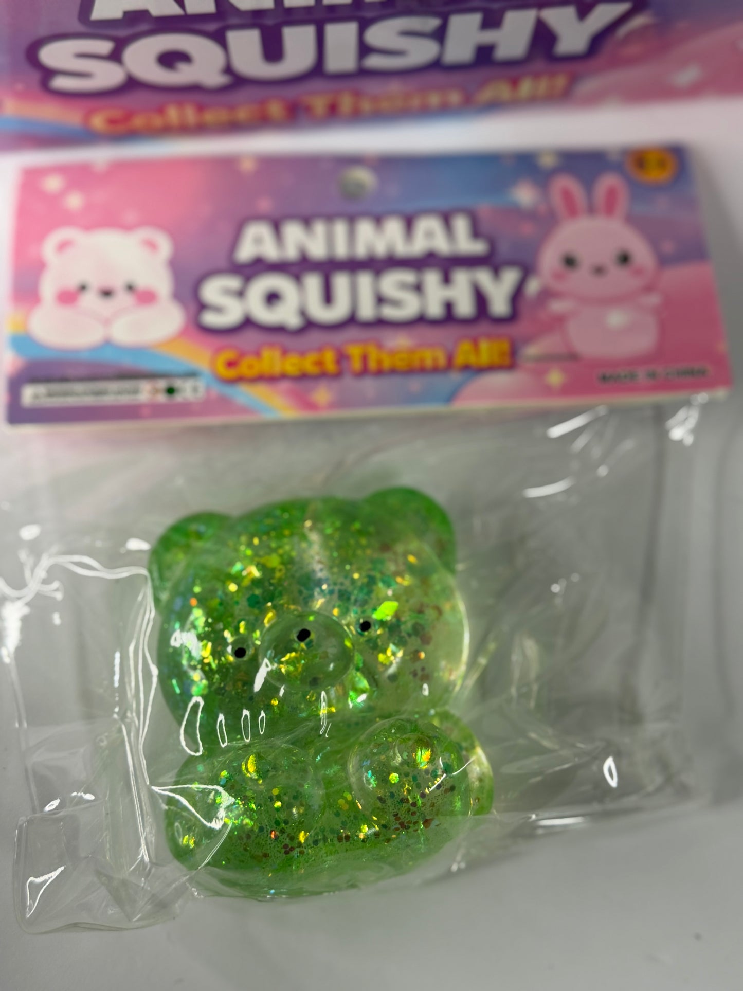 Bear Glitter Squishy (1pc)