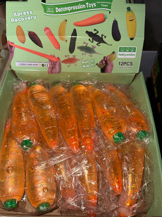 Carrot Sugar Maltose Texture Squishy (1pc)
