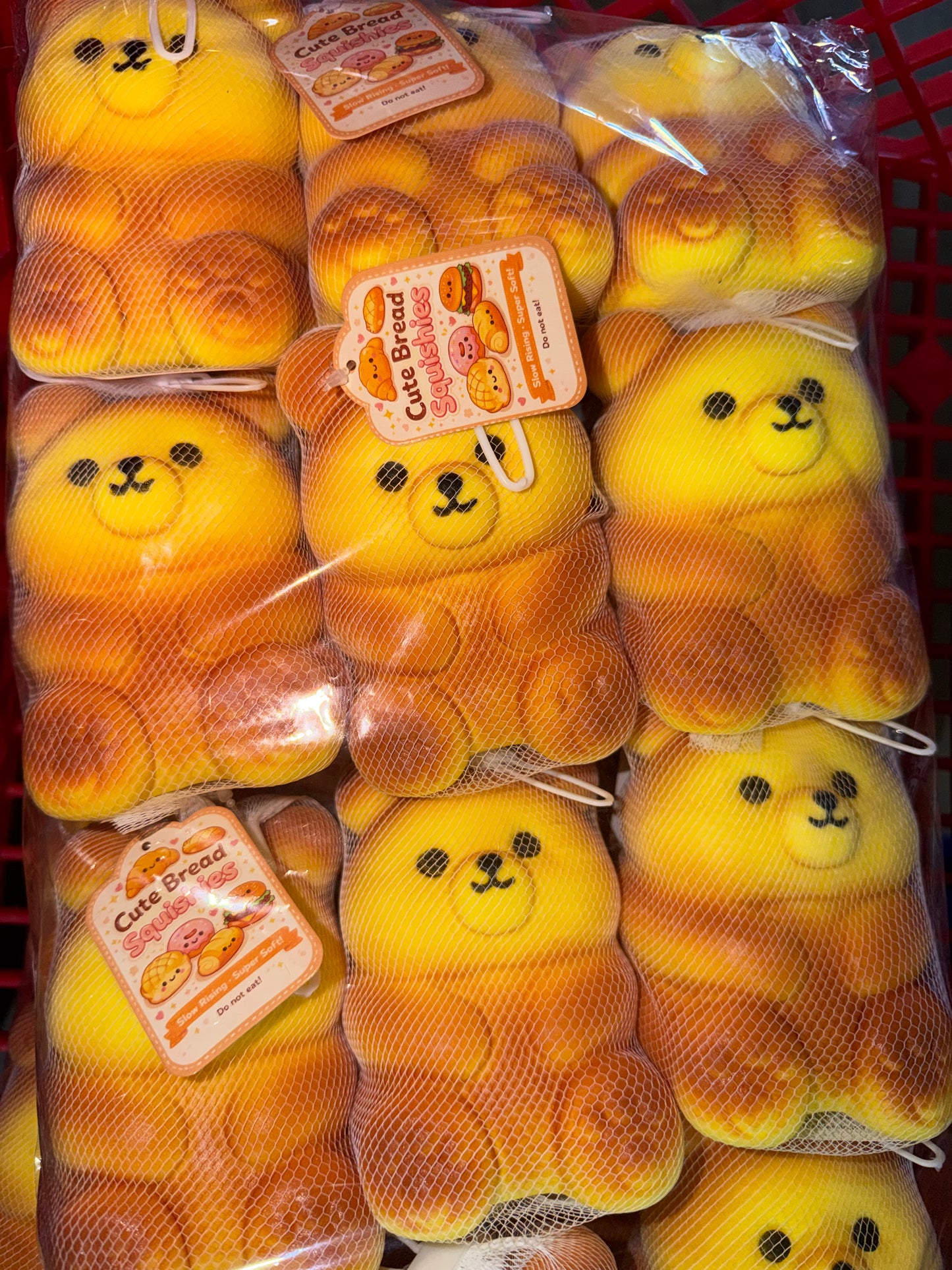Cute Teddy Bear Bread Squishy Slow Rise Texture (1pc)