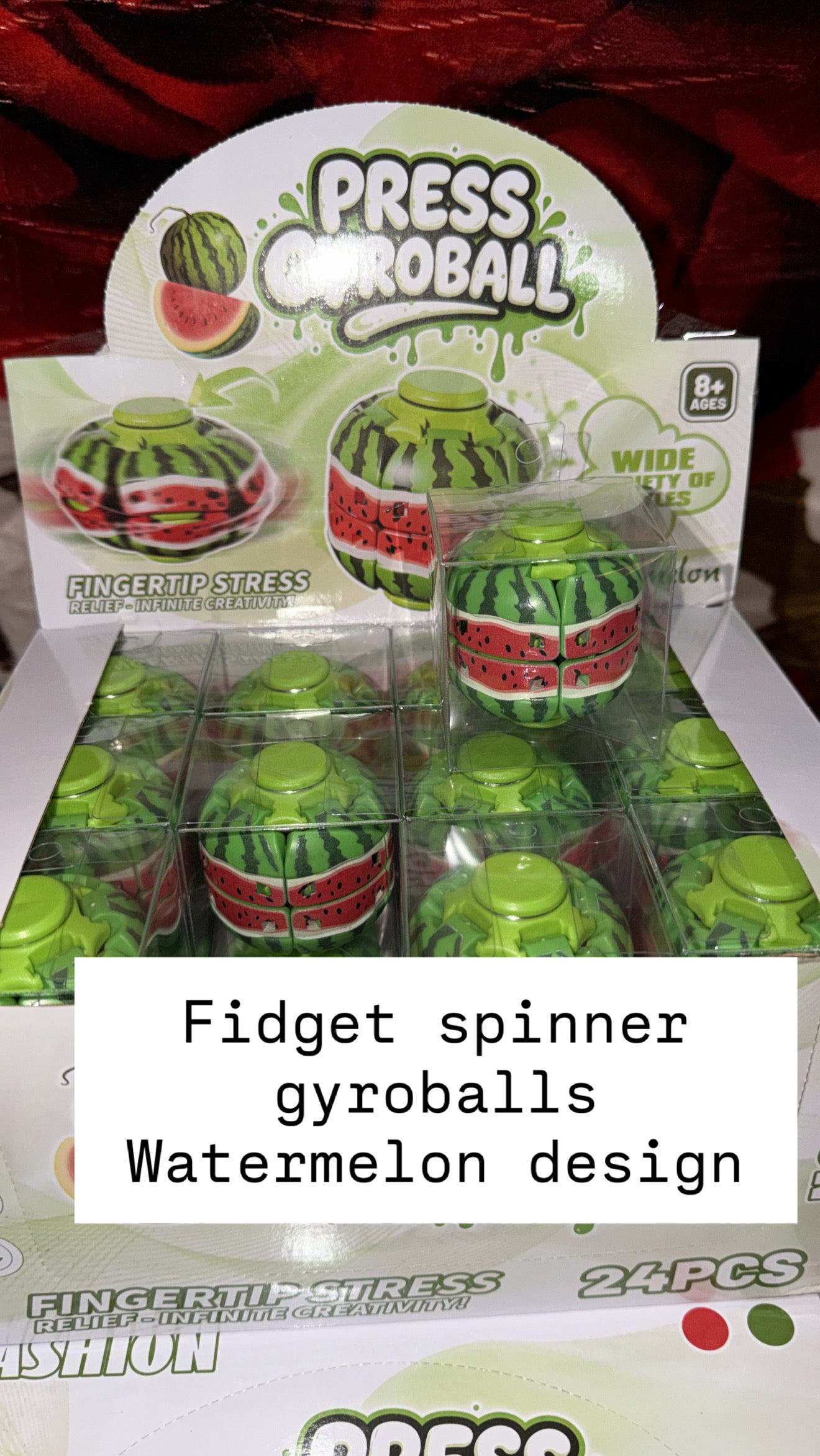 Fidget Spinner Watermelon Gyroball (1pc)