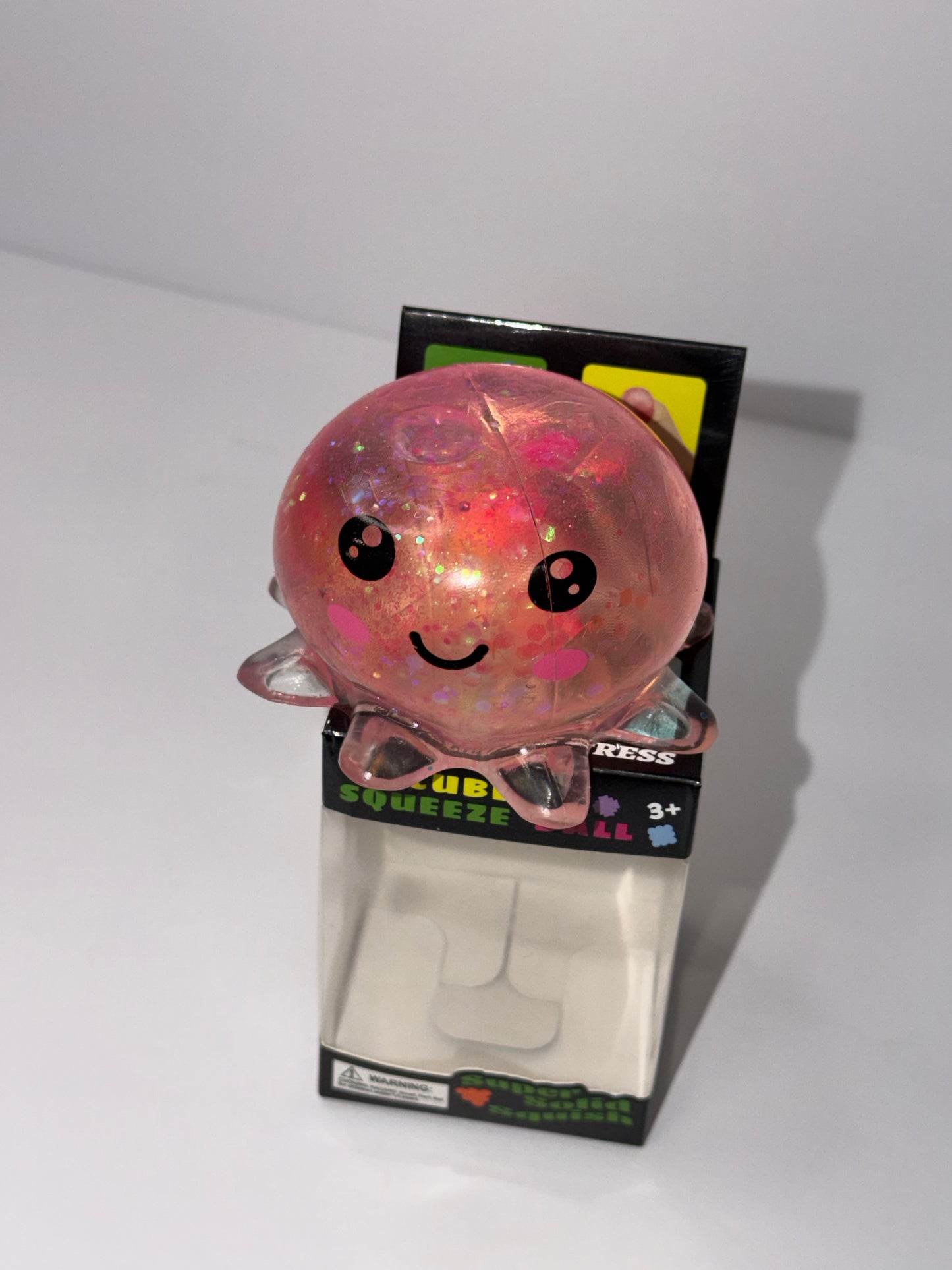 Pink Jellyfish Stretchy Stress Ball