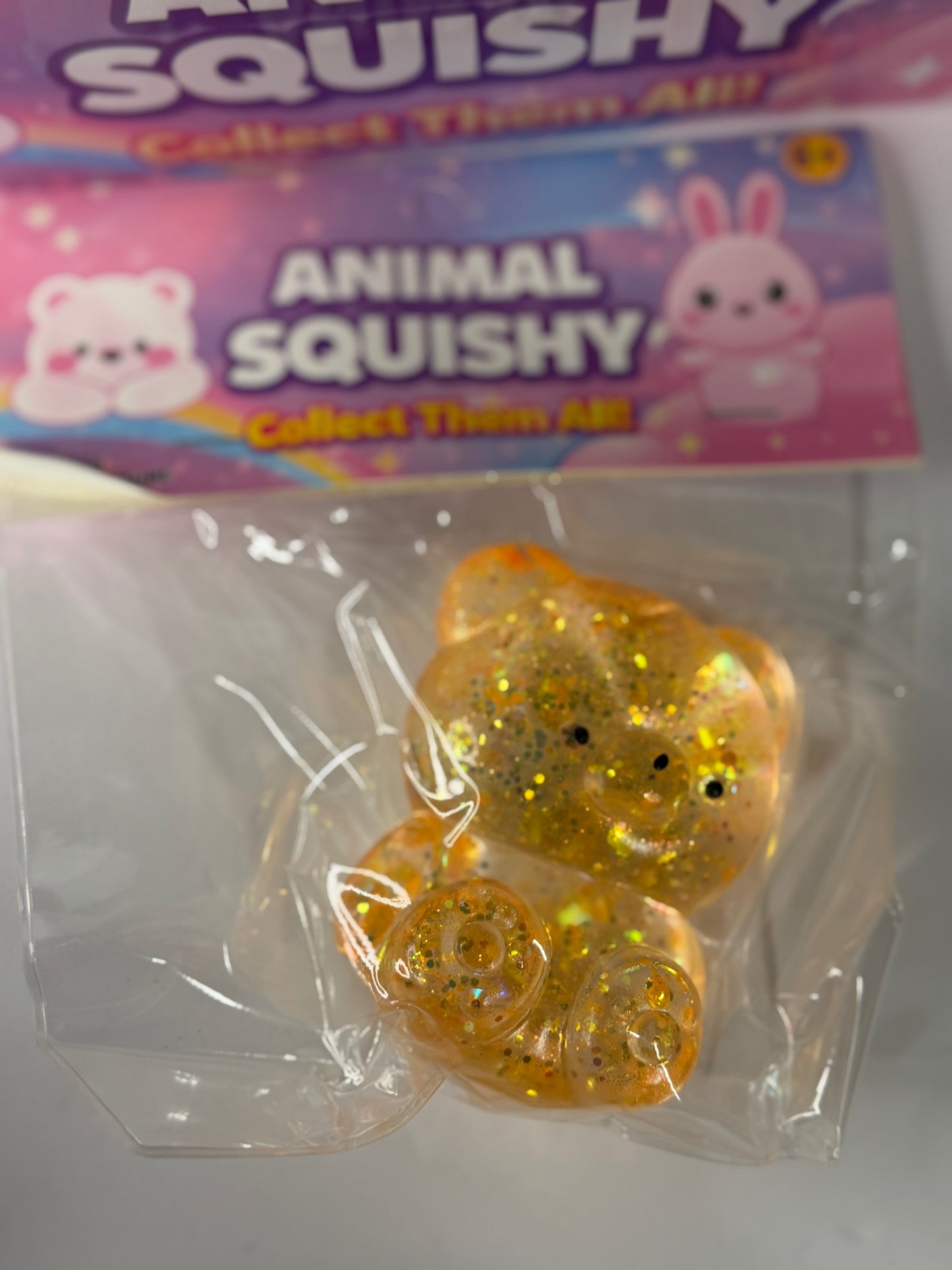 Bear Glitter Squishy (1pc)