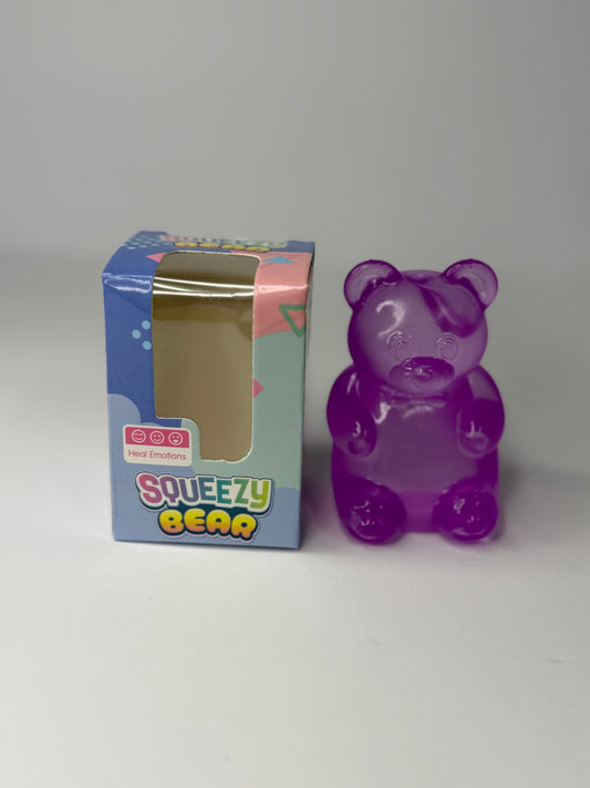 Purple Gummy Bear Squishy Firm Texture