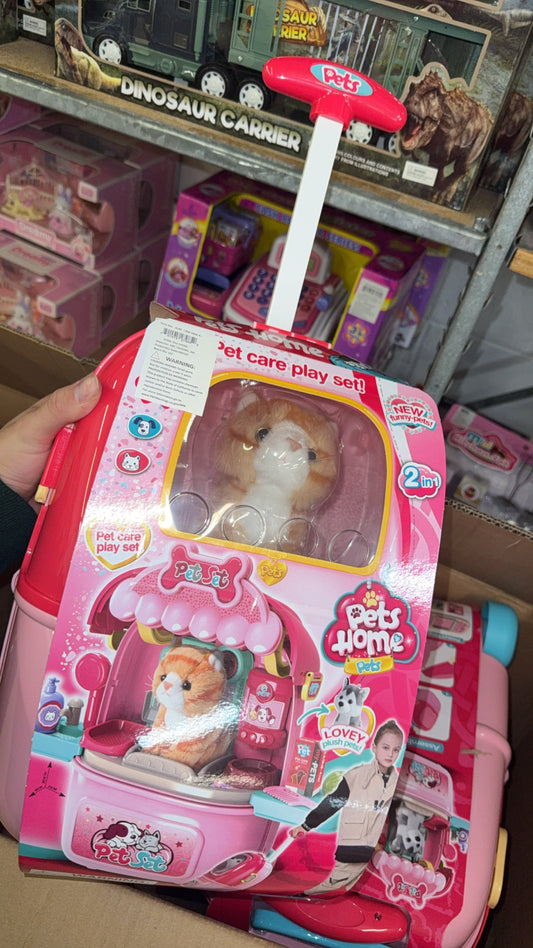 Cat Luggage Girl Toy
