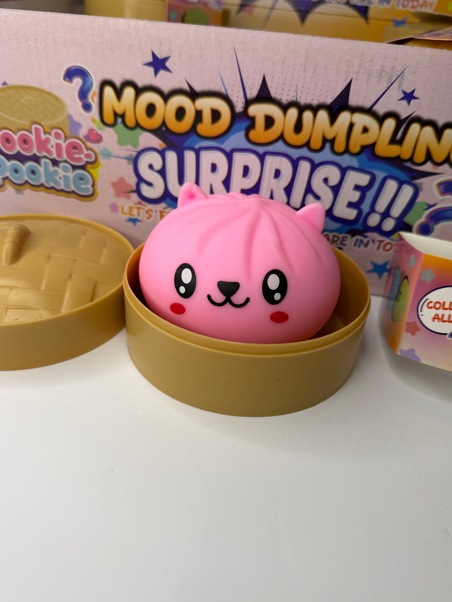 Specific Pink Cat Shaped Dumpling