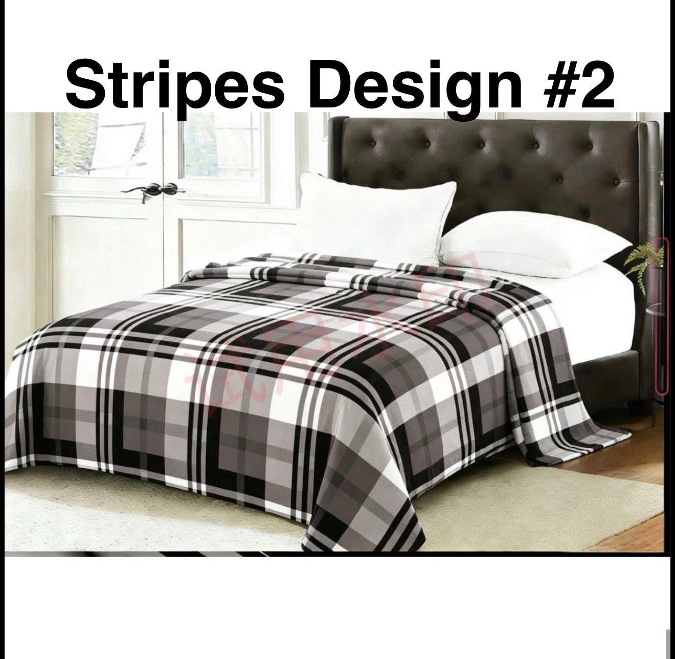 King Size Throw Flannel Blanket – Assorted Designs (1 Pc)